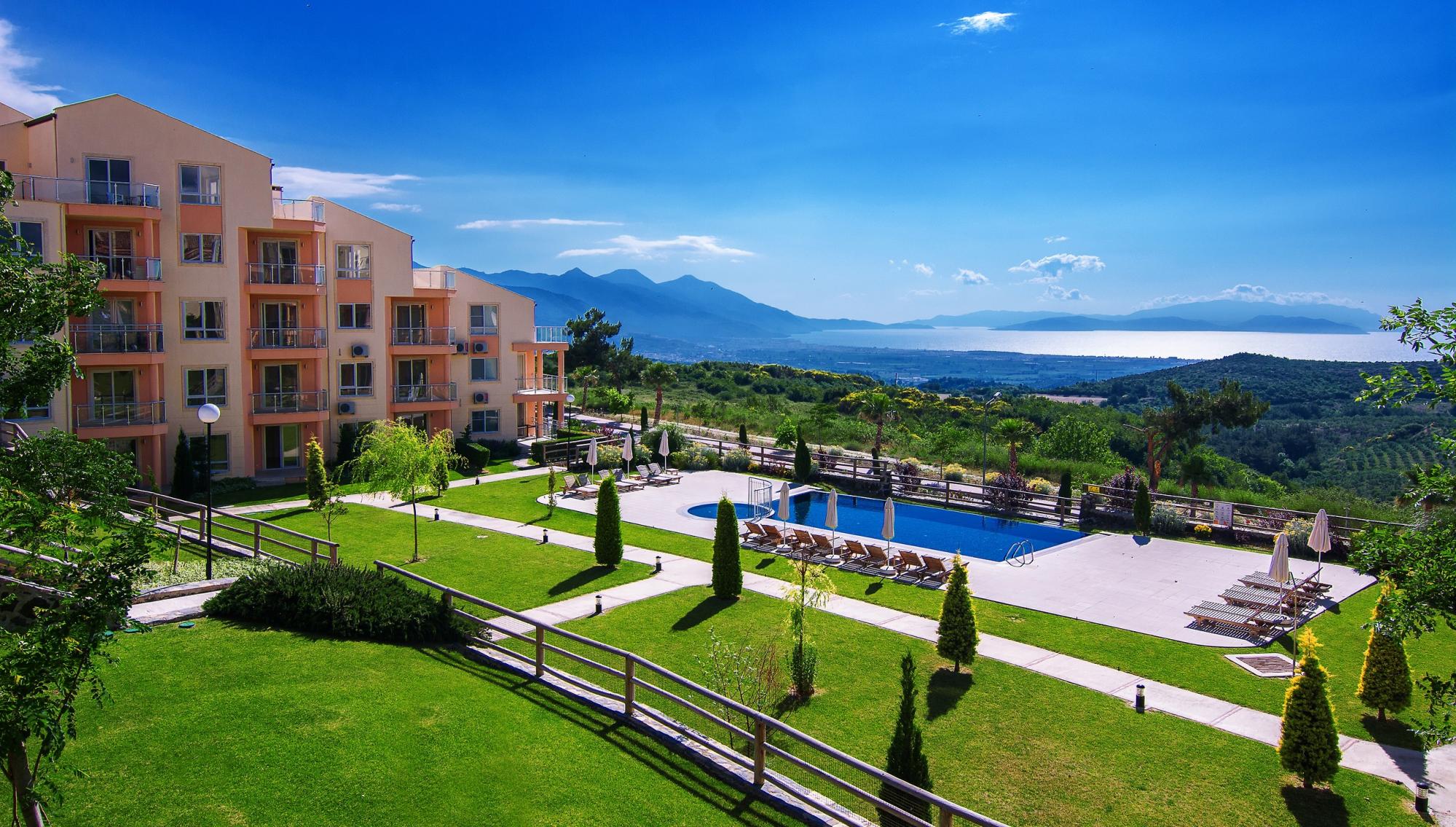 The CLC Kusadasi Golf  Spa Resort's impressive outdoor pool situated in amazing Kusadasi.