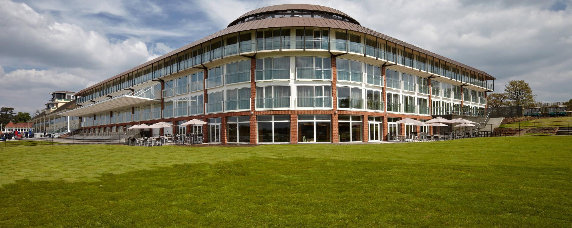View Marriott Lingfield Park Hotel Country Club located on Lingfield Park Racecourse 