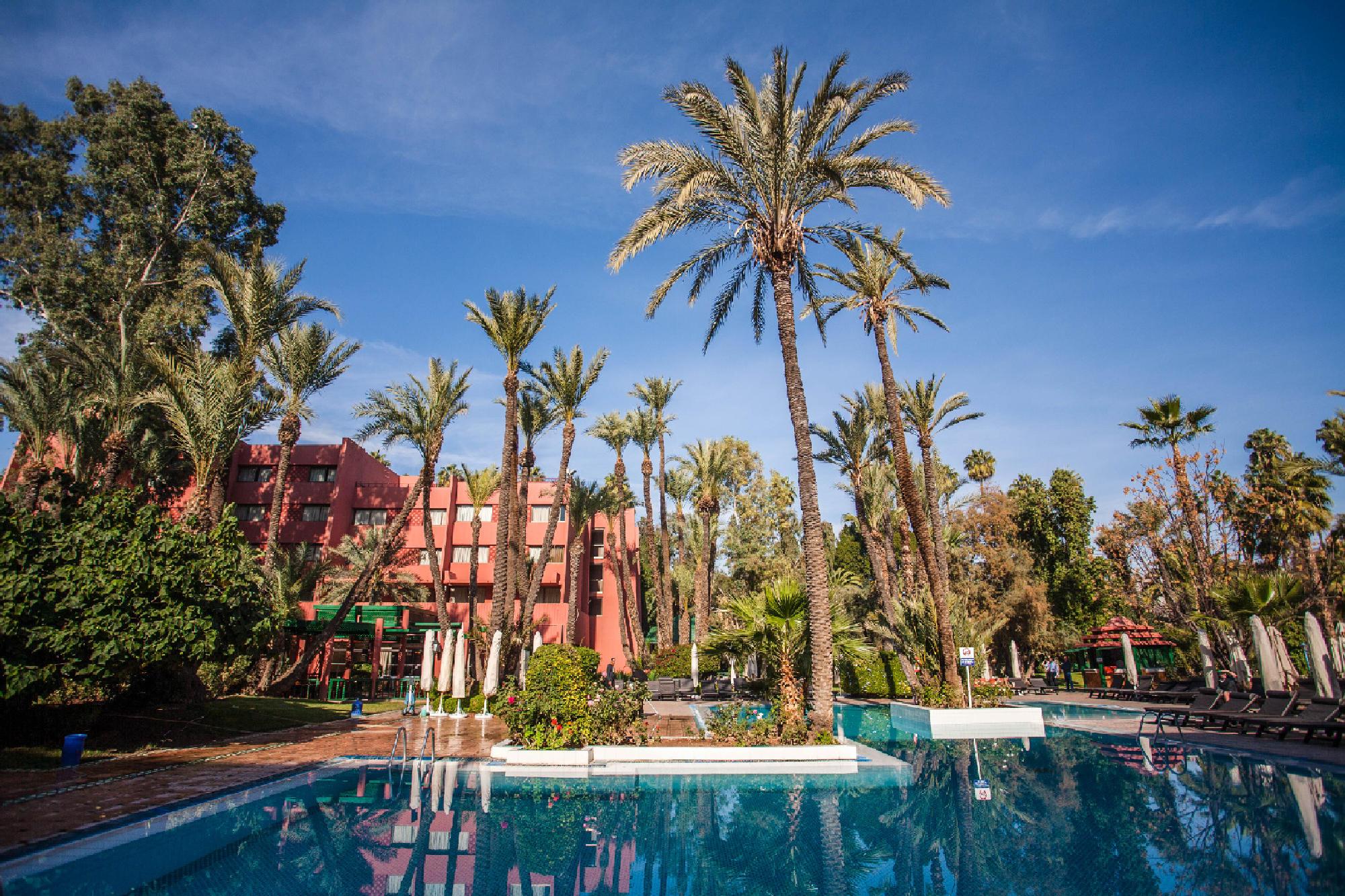 View Hotel Kenzi Farah's scenic main pool in impressive Morocco.