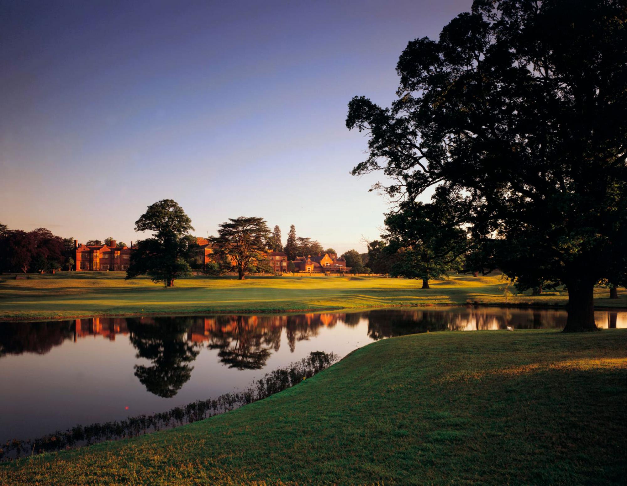 The Marriott Hanbury Manor's lovely hotel within impressive Hertfordshire.