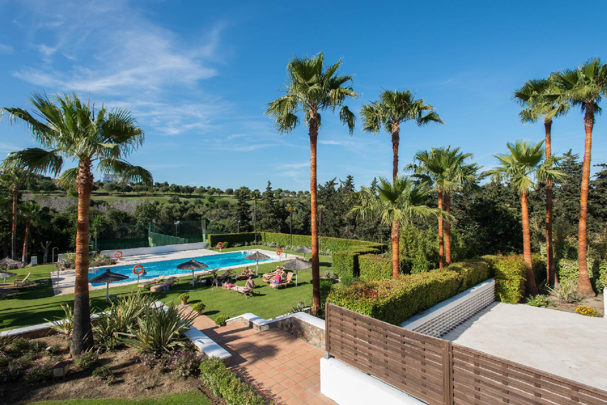 The NH Sotogrande Hotel's picturesque main pool in sensational Costa Del Sol.