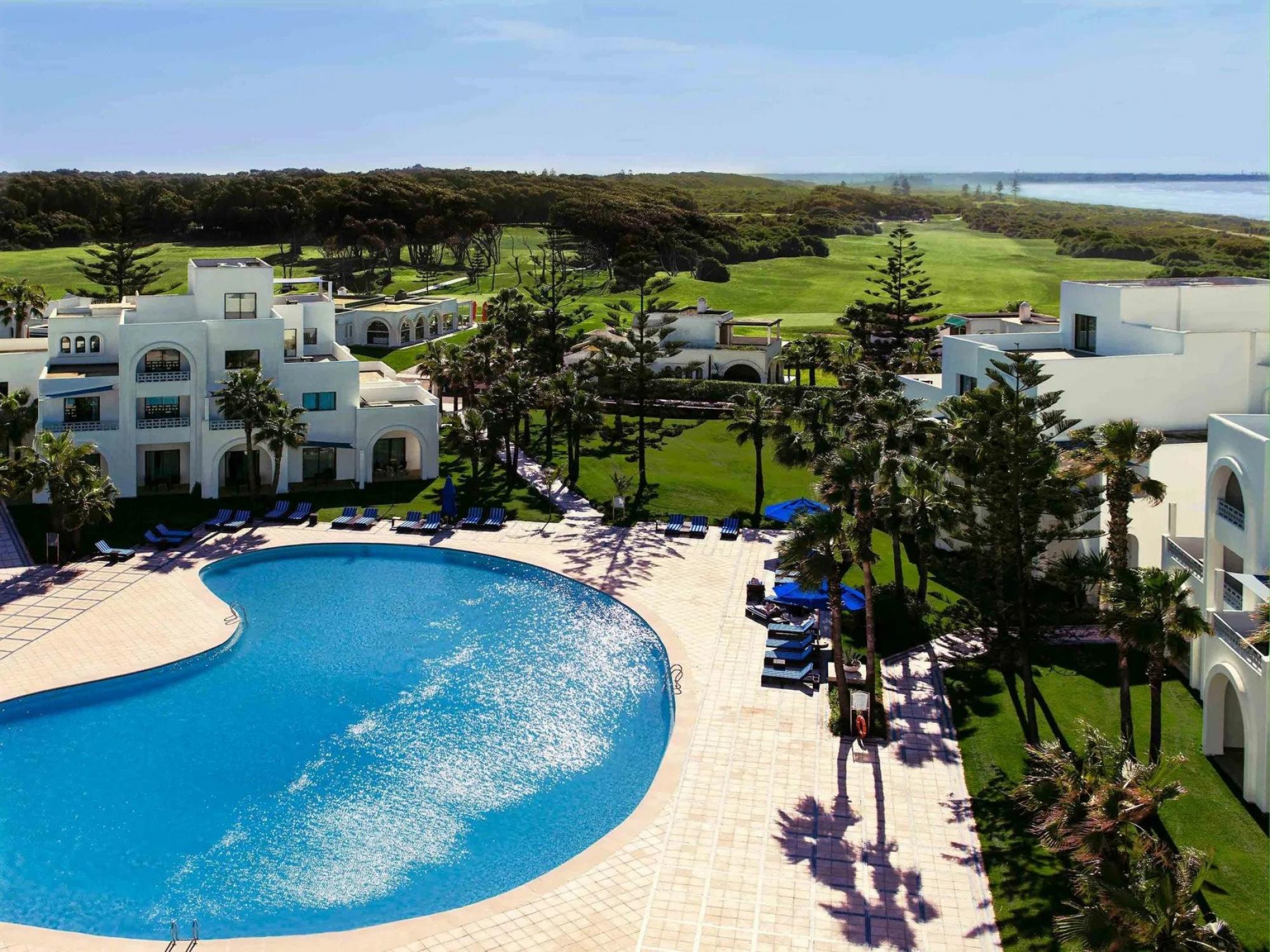 View Pullman Mazagan Royal Golf  Spa's lovely main pool in amazing Morocco.