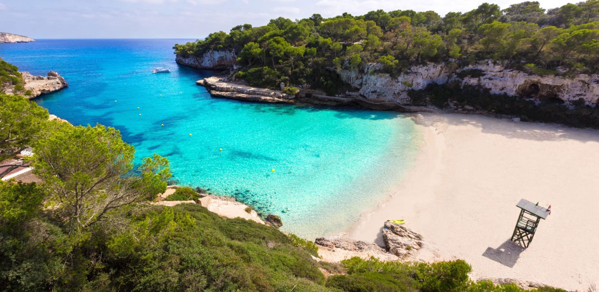 The Son Caliu Hotel  Spa Oasis's beautiful beach situated in faultless Mallorca.