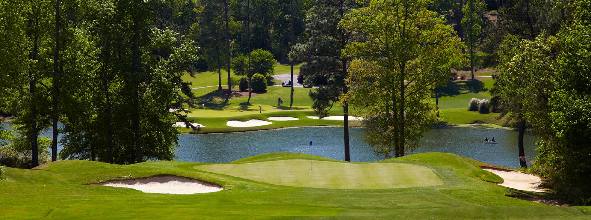The Woodside Plantation Country Club's impressive golf course within brilliant South Carolina.