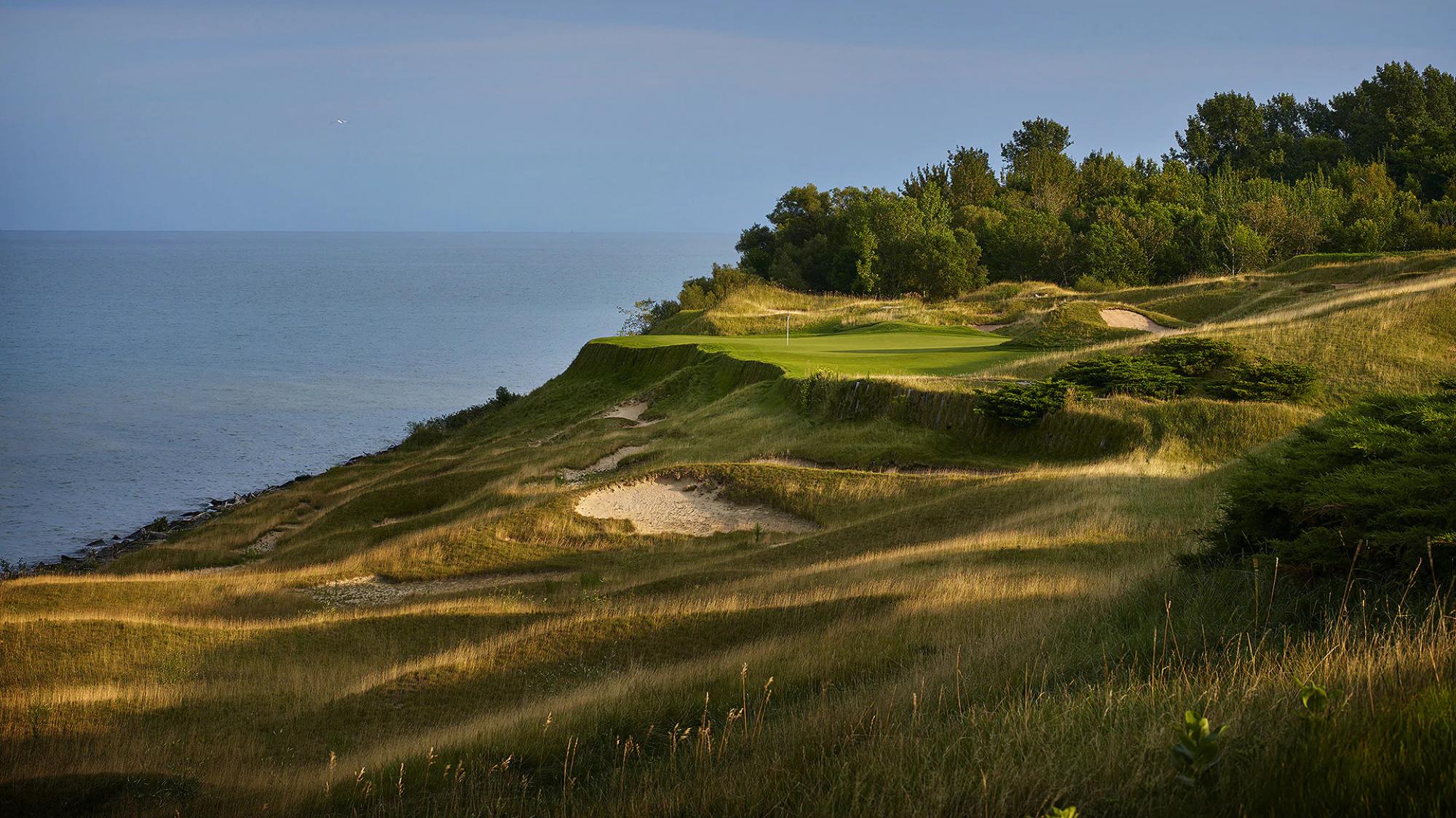 View Whistling Straits Golf Course's scenic golf course within stunning Wisconsin.