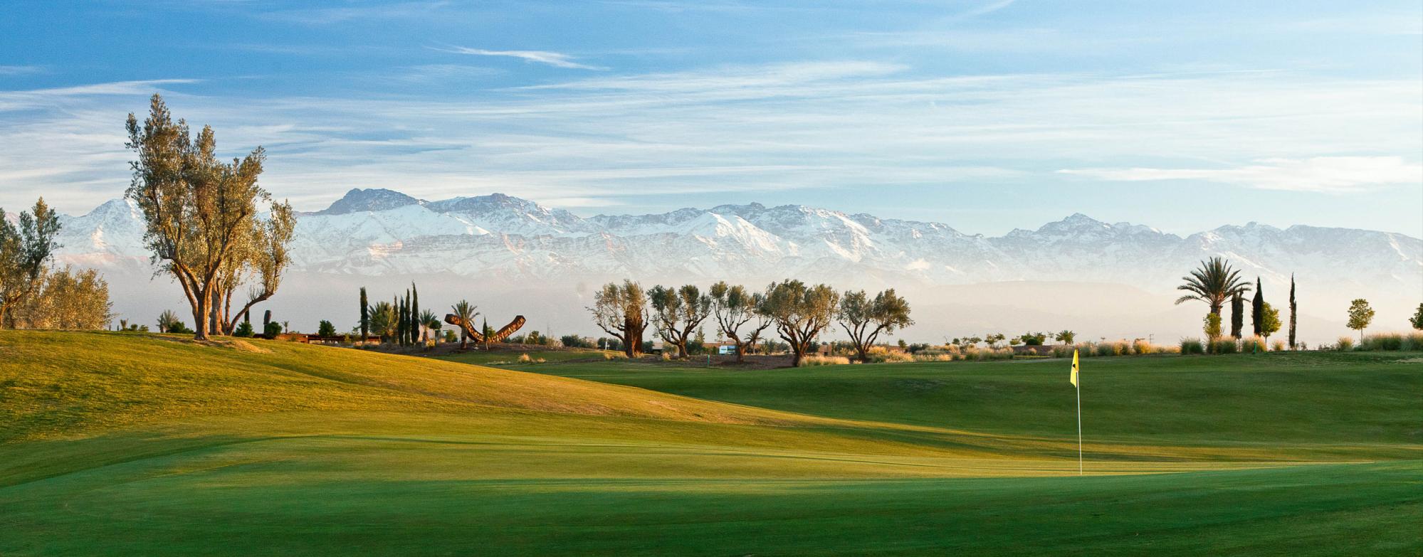 The Al Maaden Golf Course's scenic golf course within magnificent Morocco.