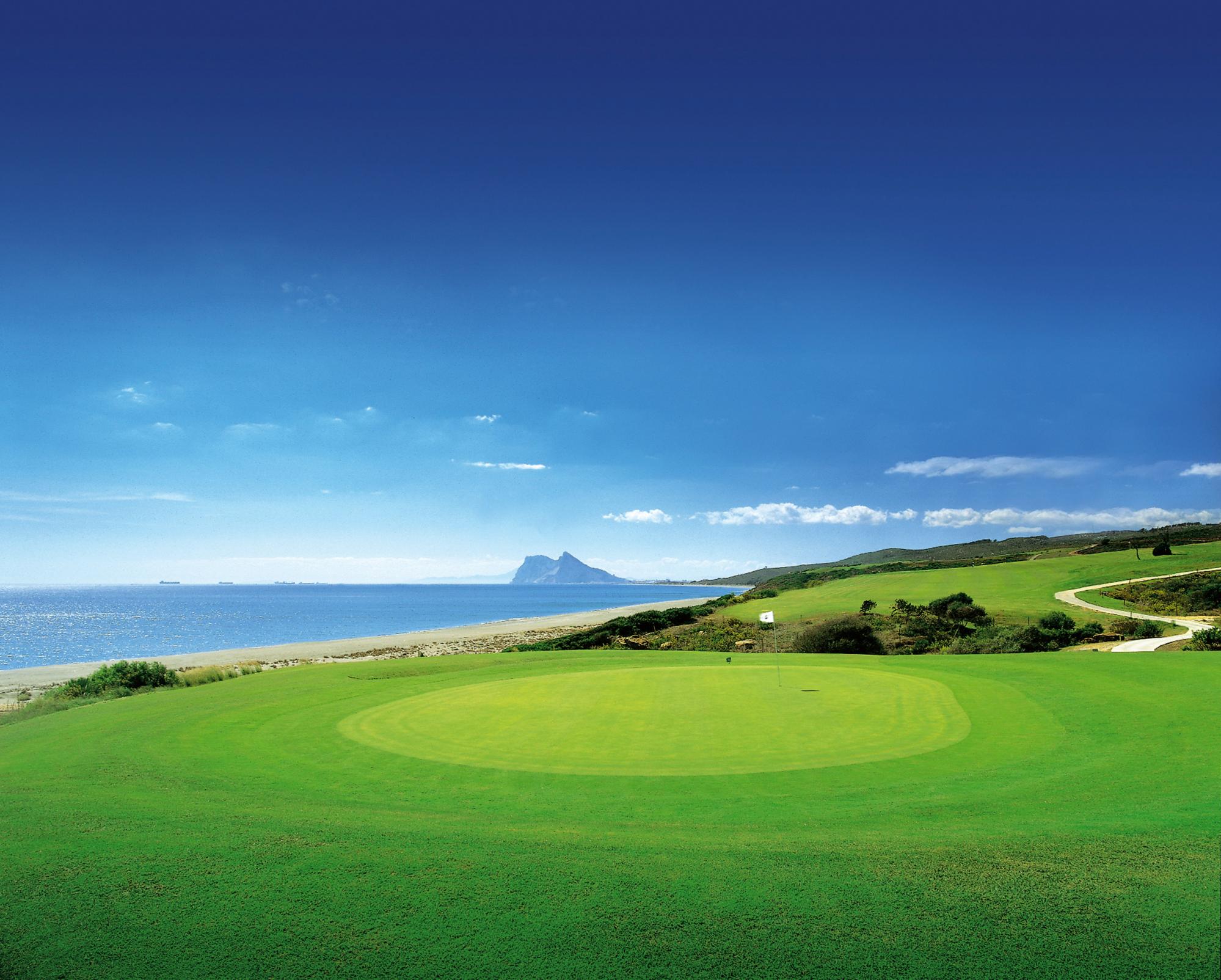 View Alcaidesa Heathland Course's impressive golf course situated in dazzling Costa Del Sol.