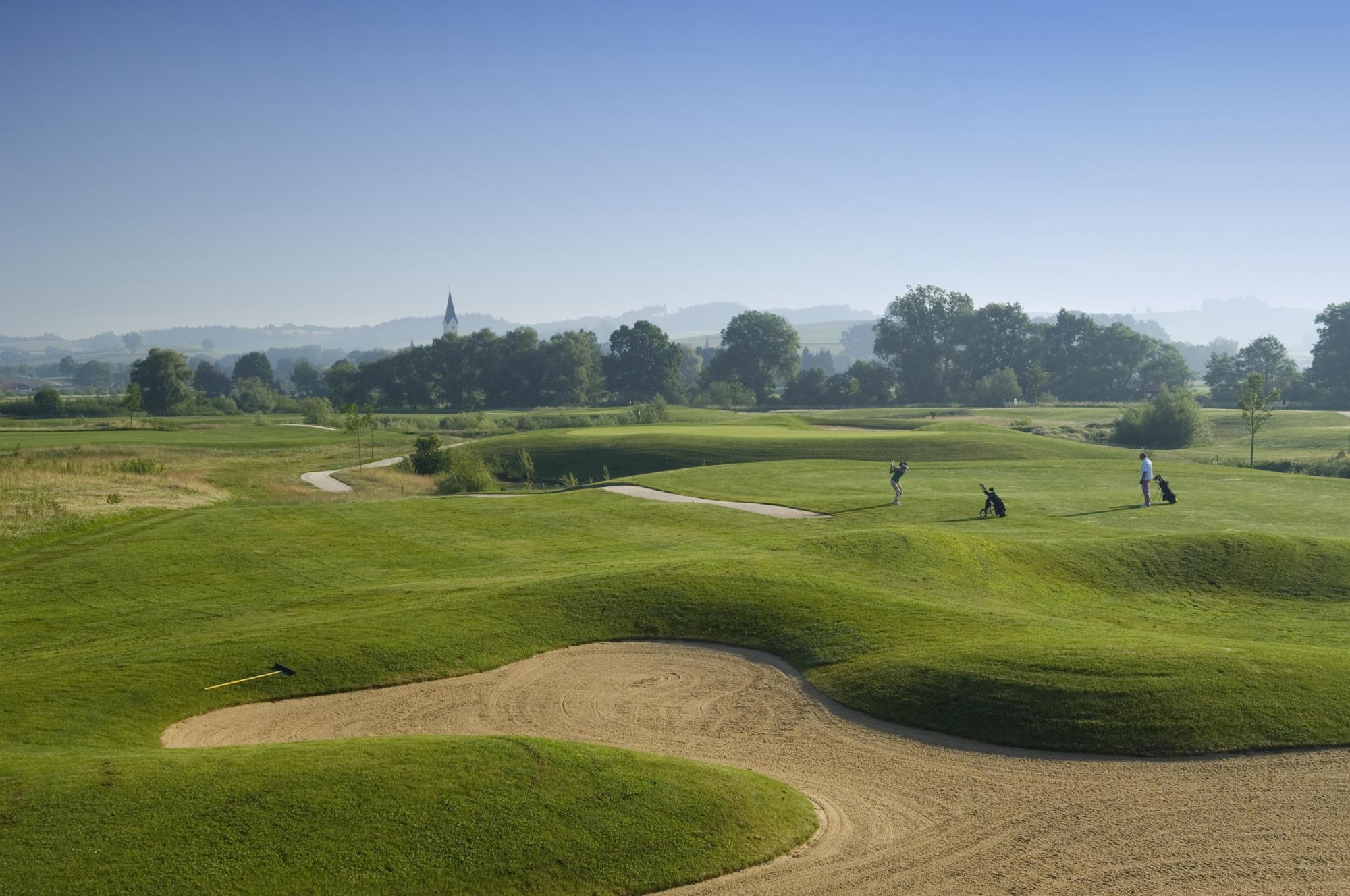 The Porsche Golf Course's scenic golf course in gorgeous Germany.