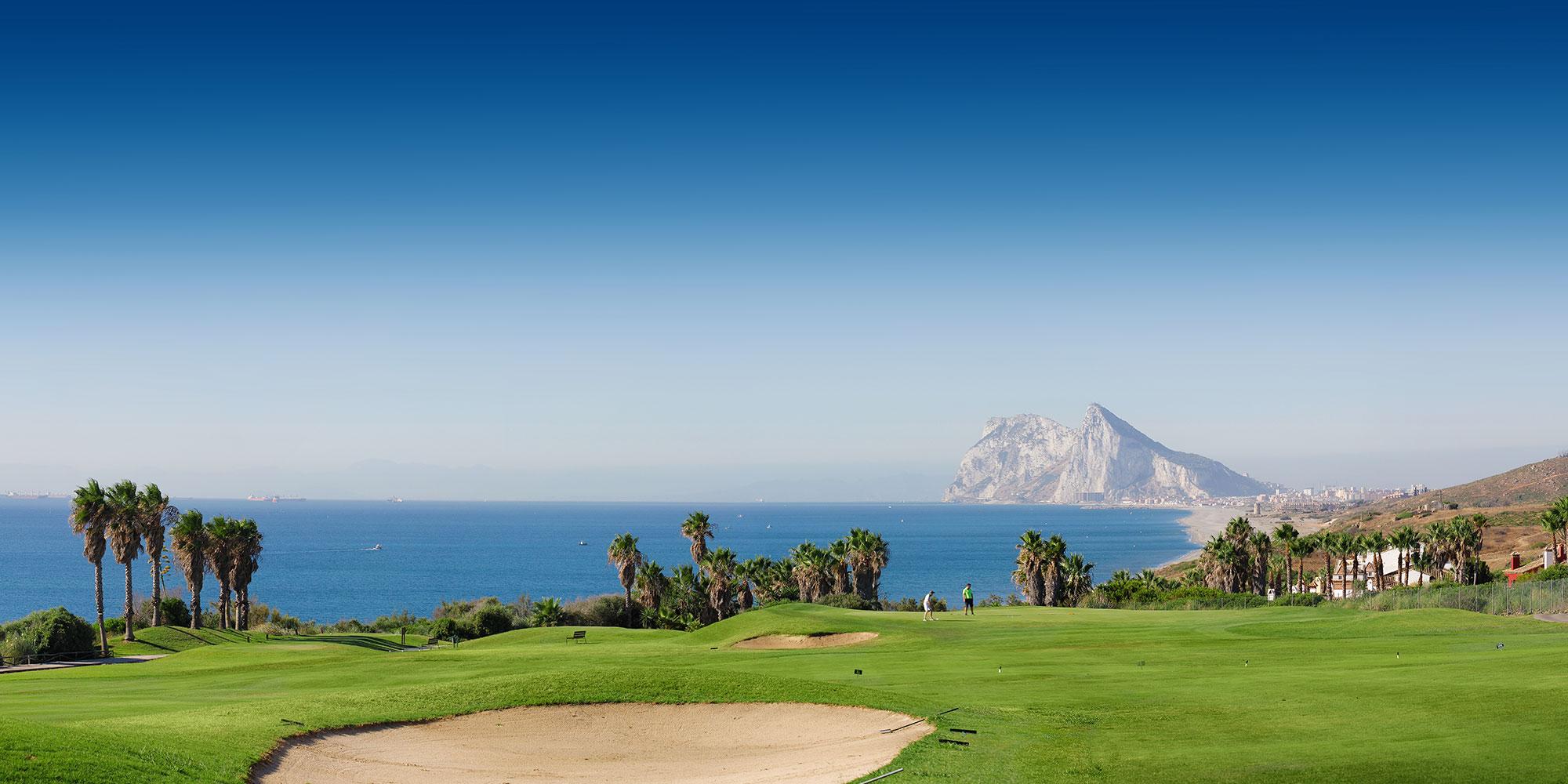 The Alcaidesa Links Course's impressive golf course within sensational Costa Del Sol.