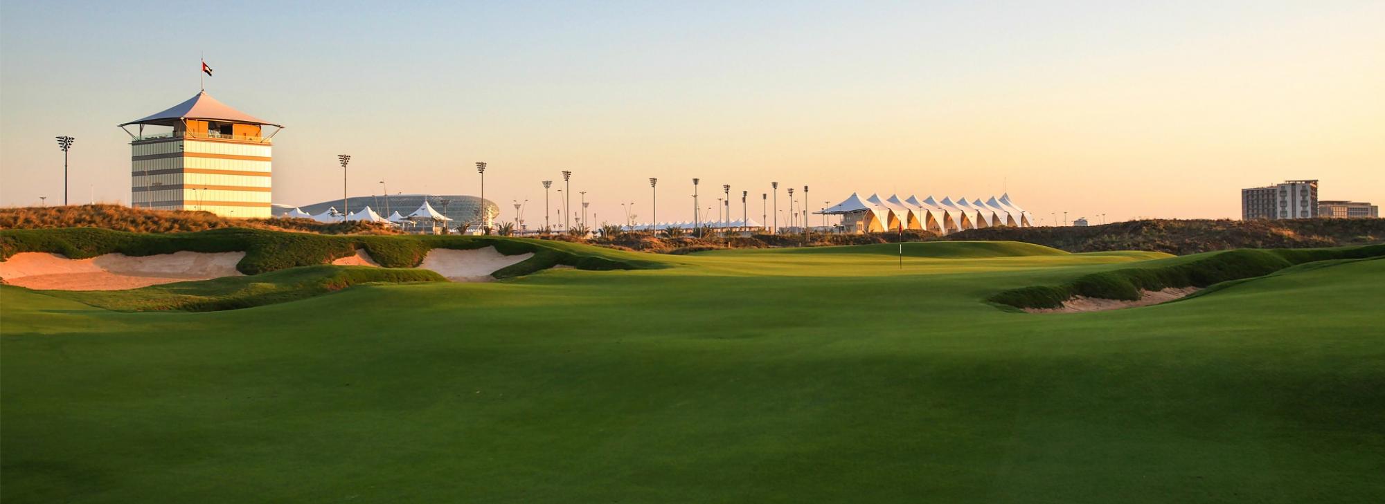 View Yas Links's beautiful golf course situated in marvelous Abu Dhabi.