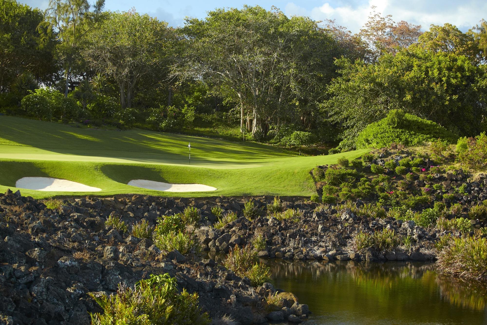 The Anahita by Ernie Els's picturesque golf course situated in sensational Mauritius.