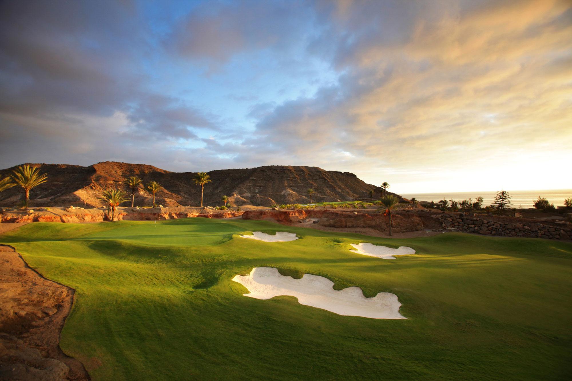 View Anfi Tauro Golf Course's impressive golf course situated in incredible Tenerife.