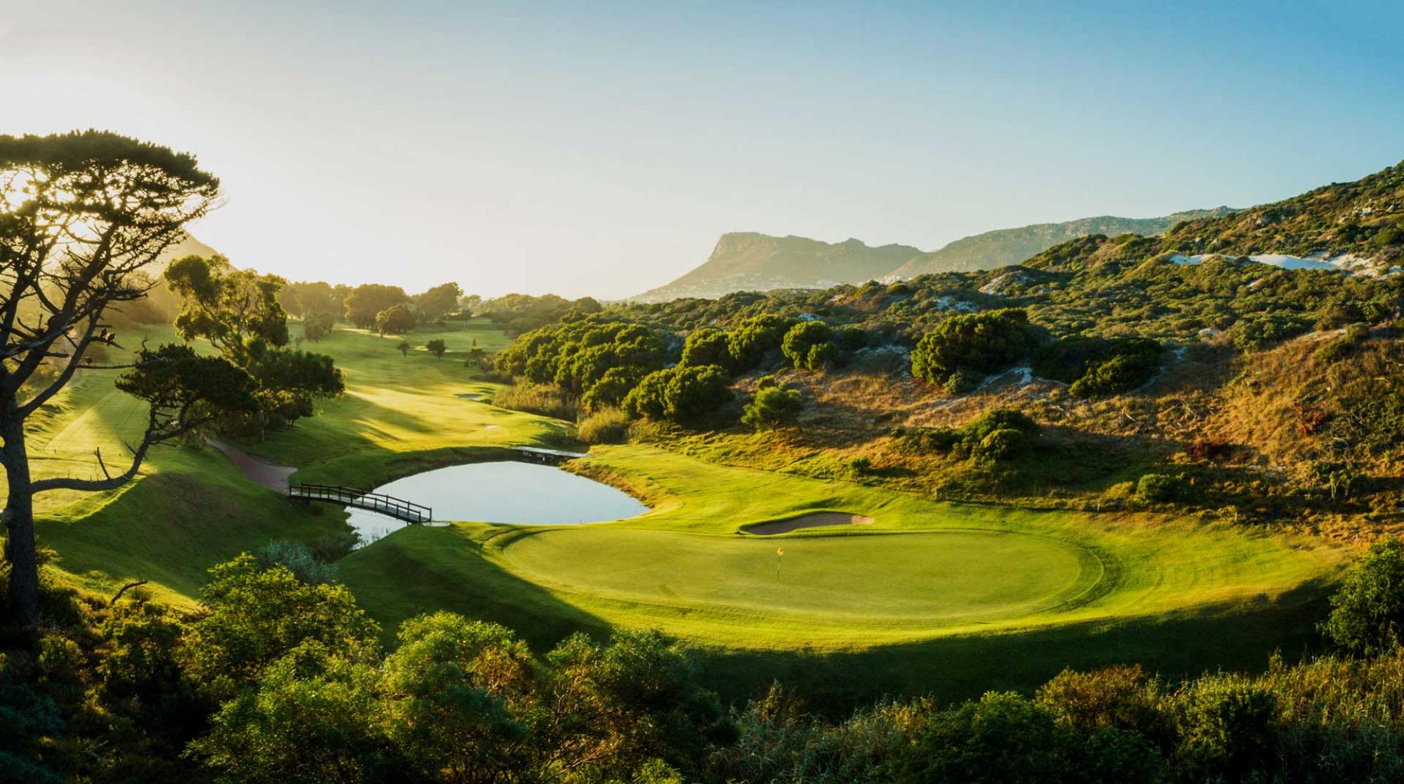 The Clovelly Country Club's beautiful golf course within amazing South Africa.