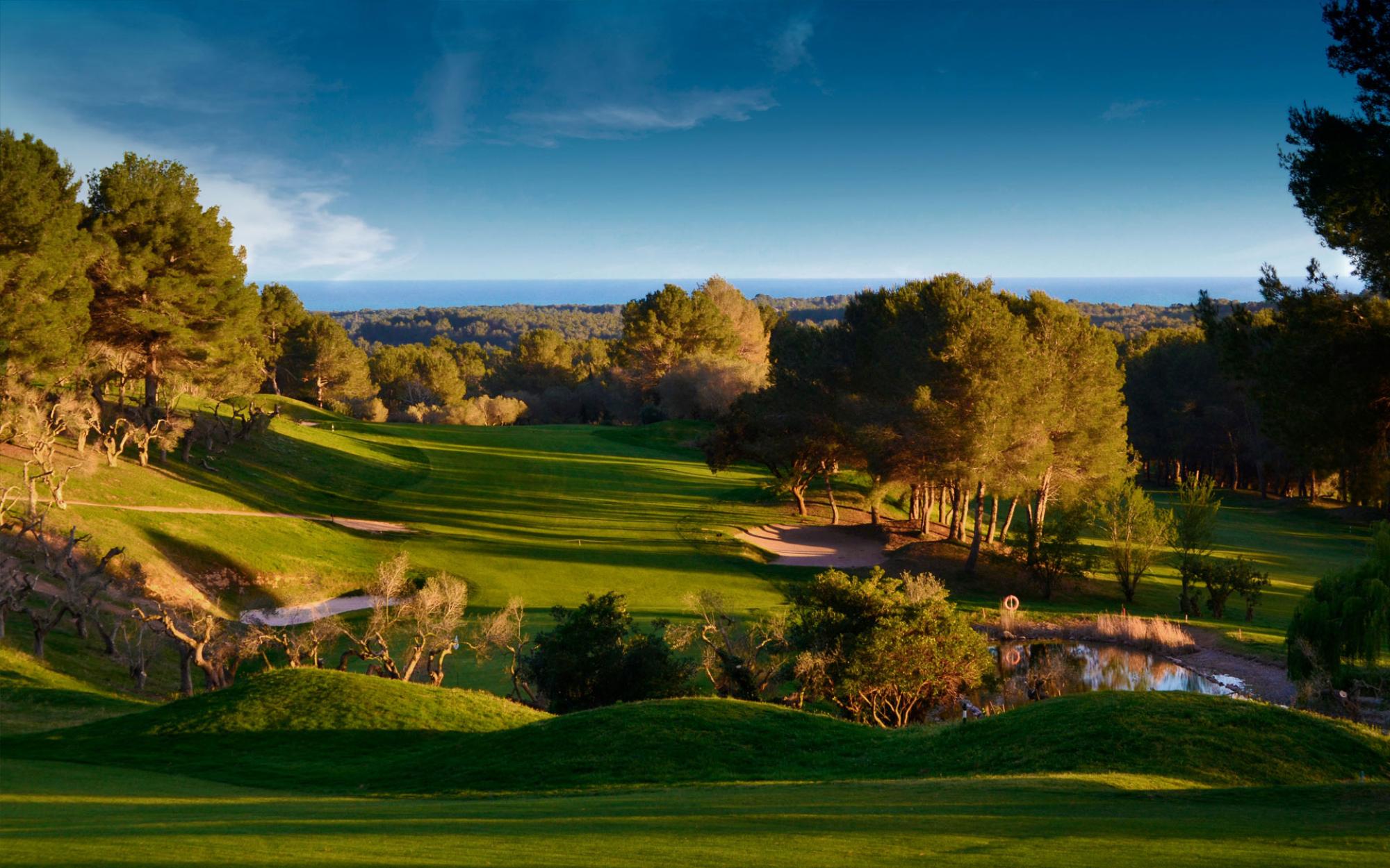 The Costa Dorada Golf Club's impressive golf course in incredible Costa Dorada.