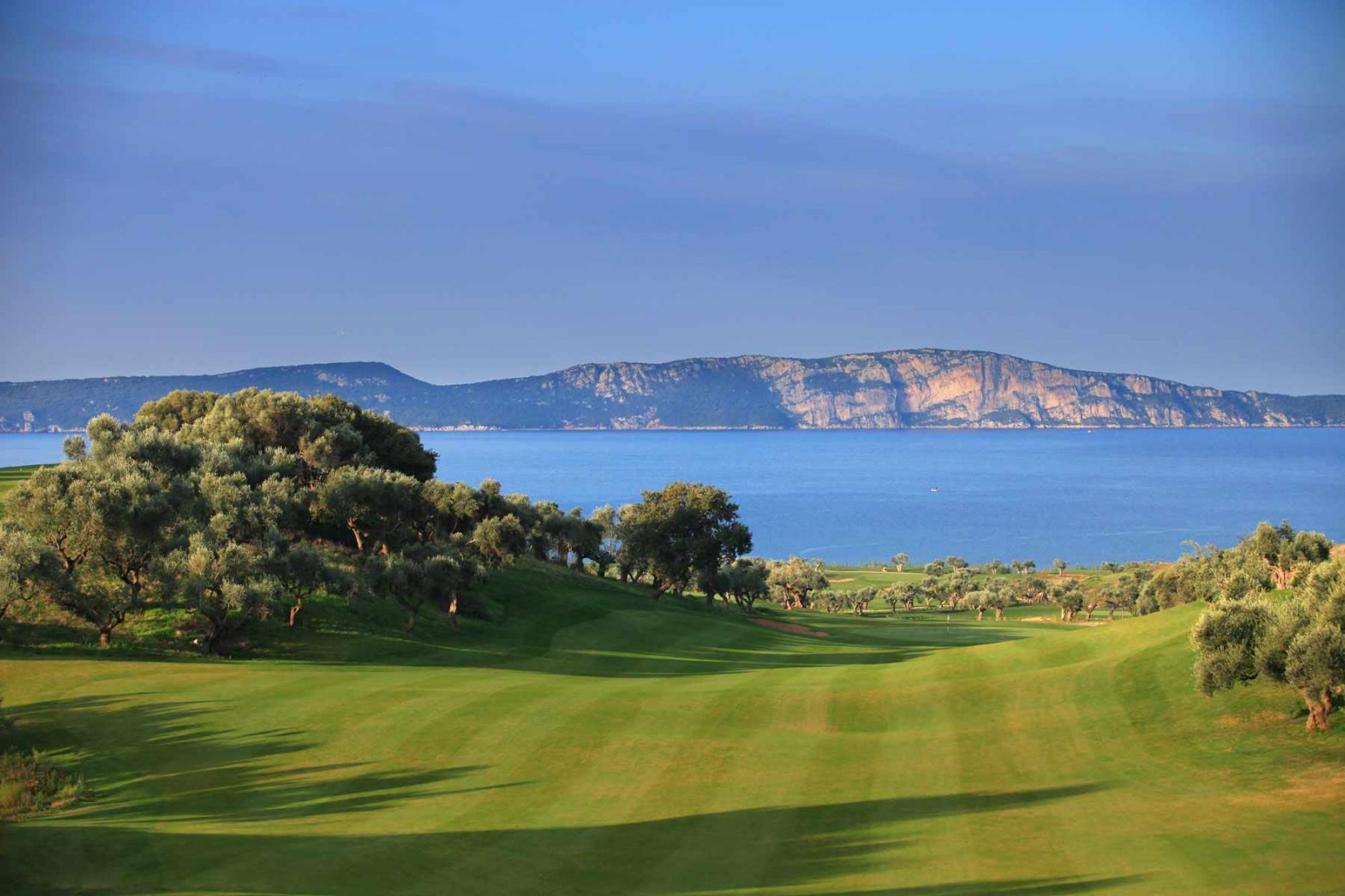 The Costa Navarino - The Bay Course's impressive golf course situated in pleasing Greece.