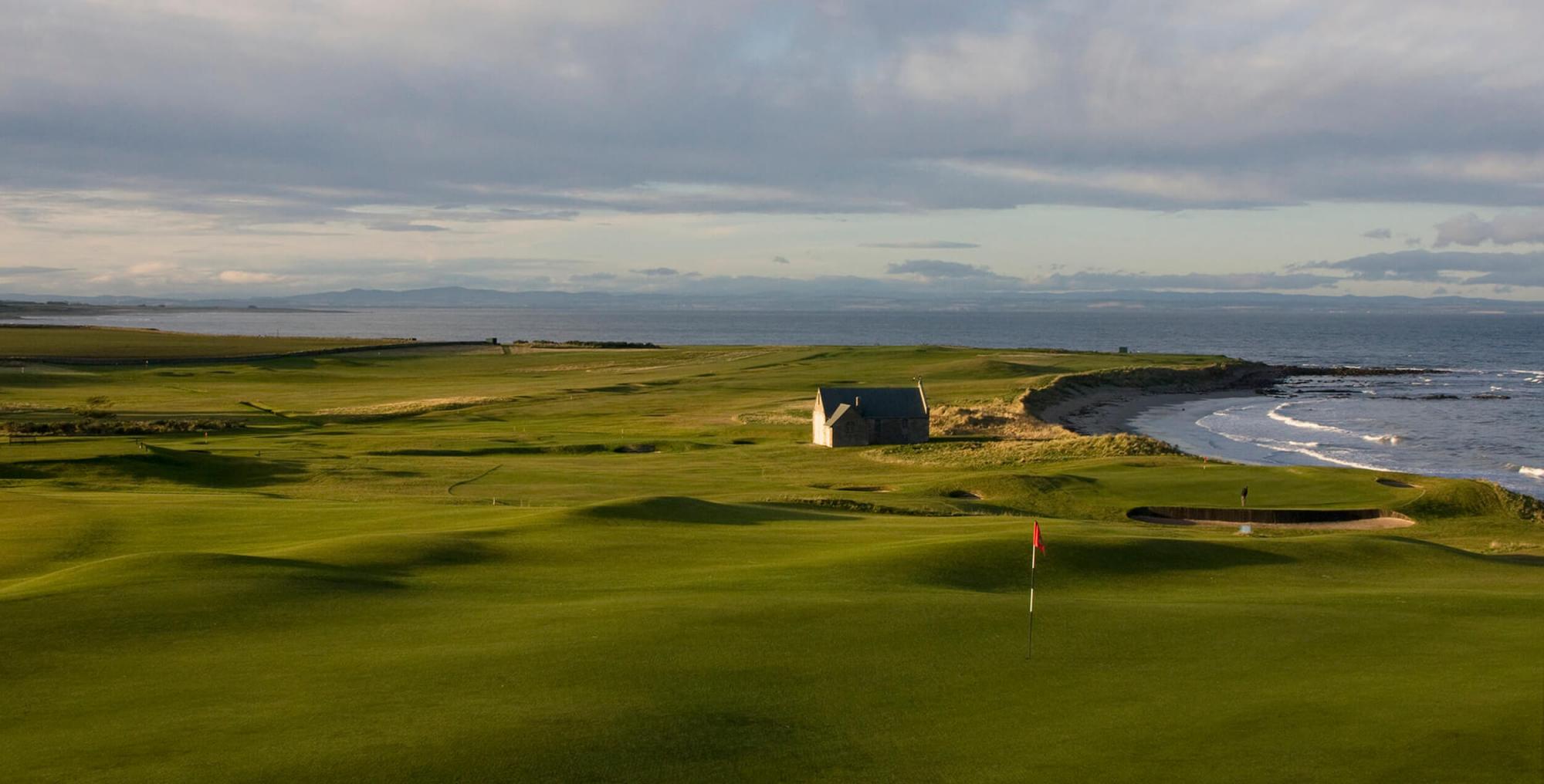 View Crail Golfing Society's lovely golf course within spectacular Scotland.