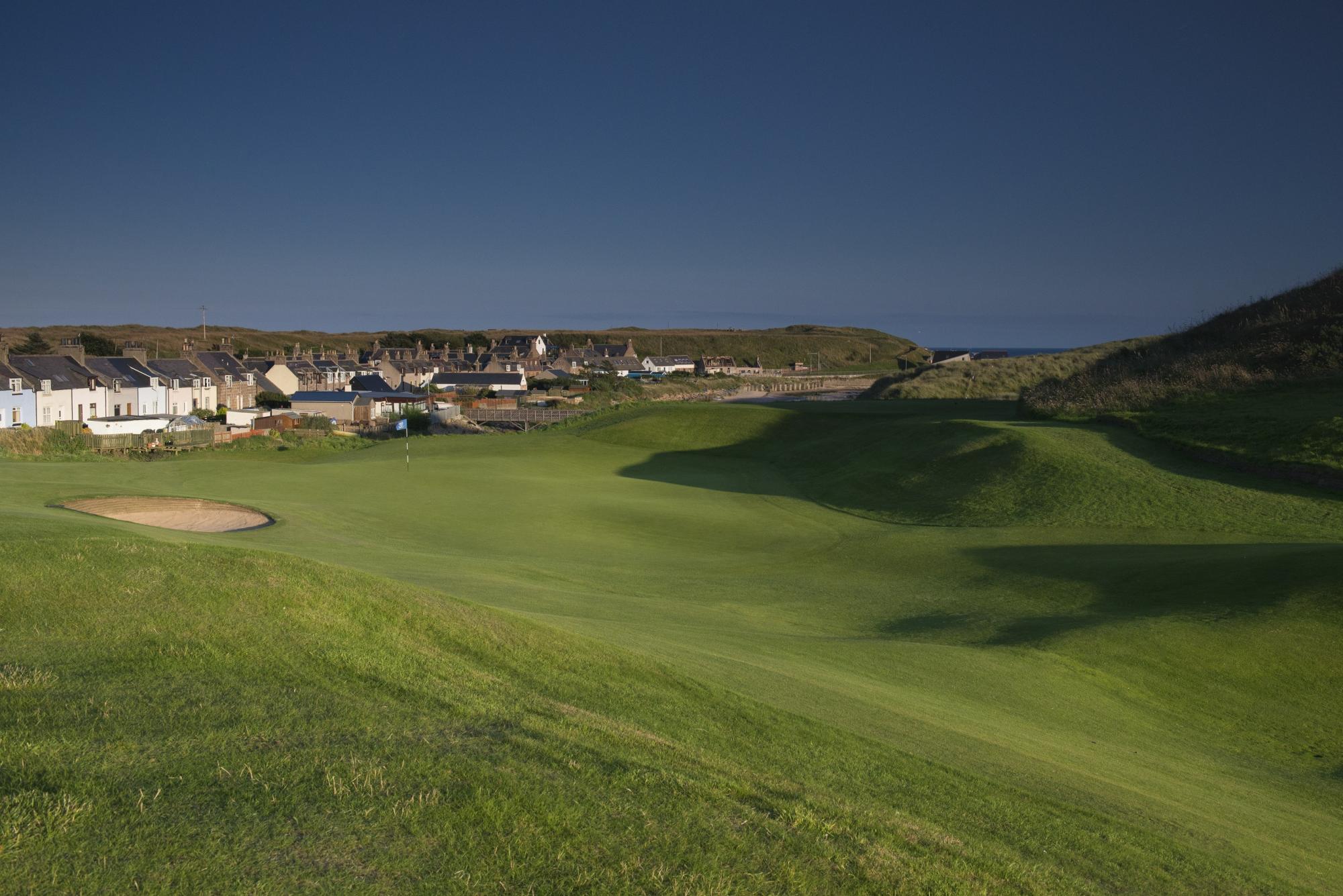 The Cruden Bay Golf Course's scenic golf course in sensational Scotland.