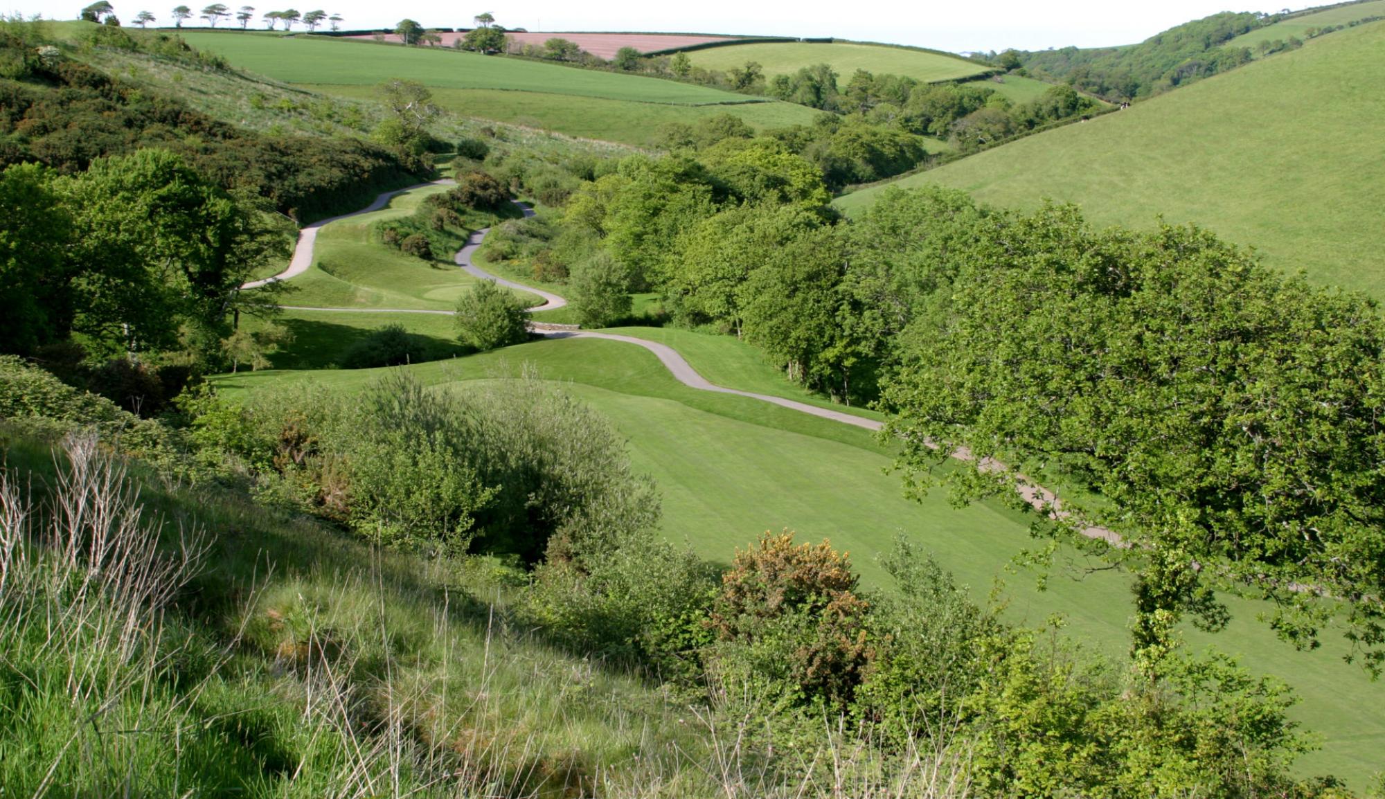 The Dartmouth Golf  Country Club's beautiful golf course within fantastic Devon.