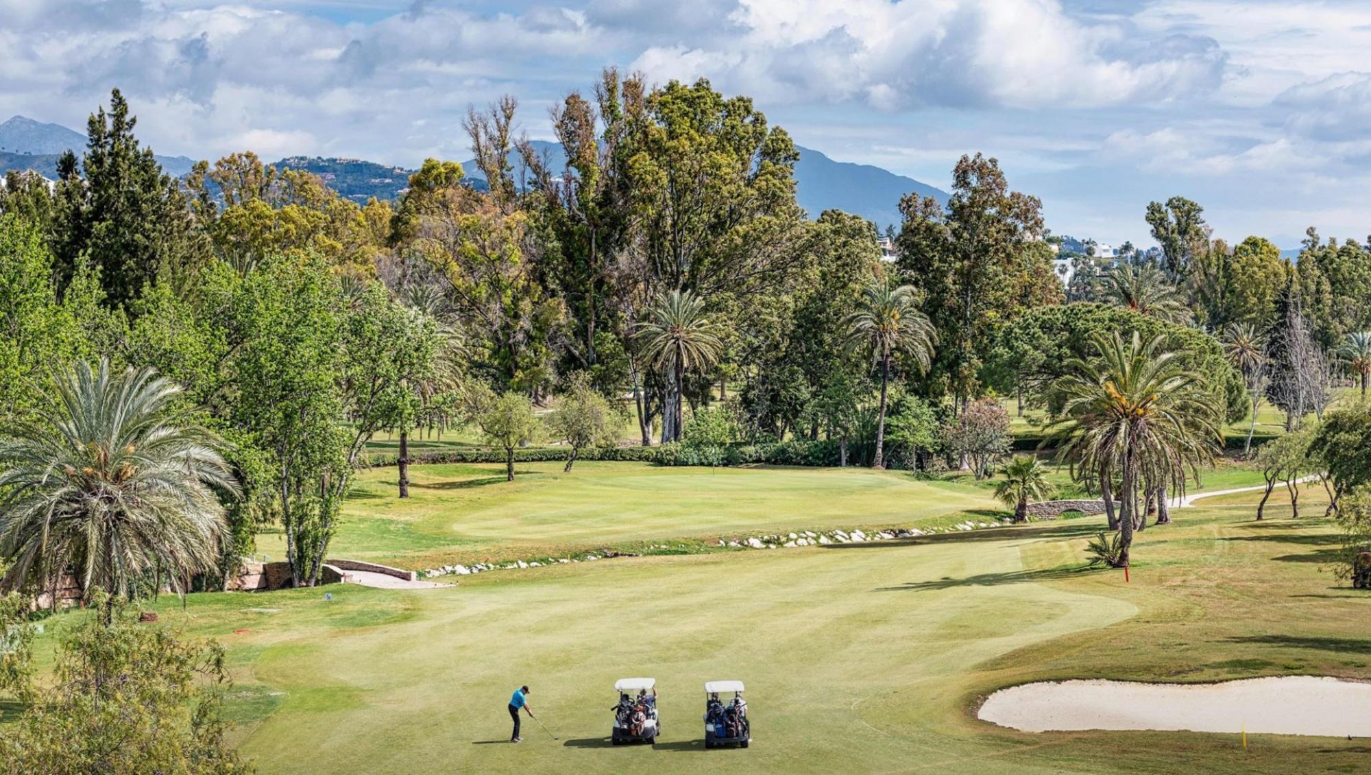 The El Paraiso Golf Club's impressive golf course in incredible Costa Del Sol.