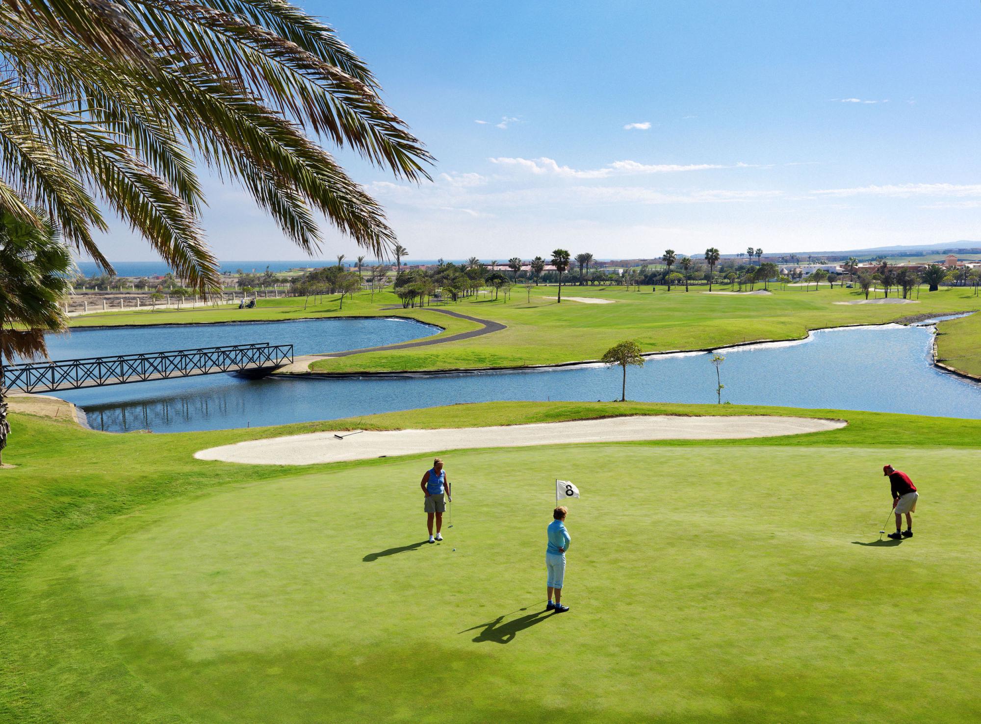 View Fuerteventura Golf Club's beautiful golf course in vibrant Fuerteventura.