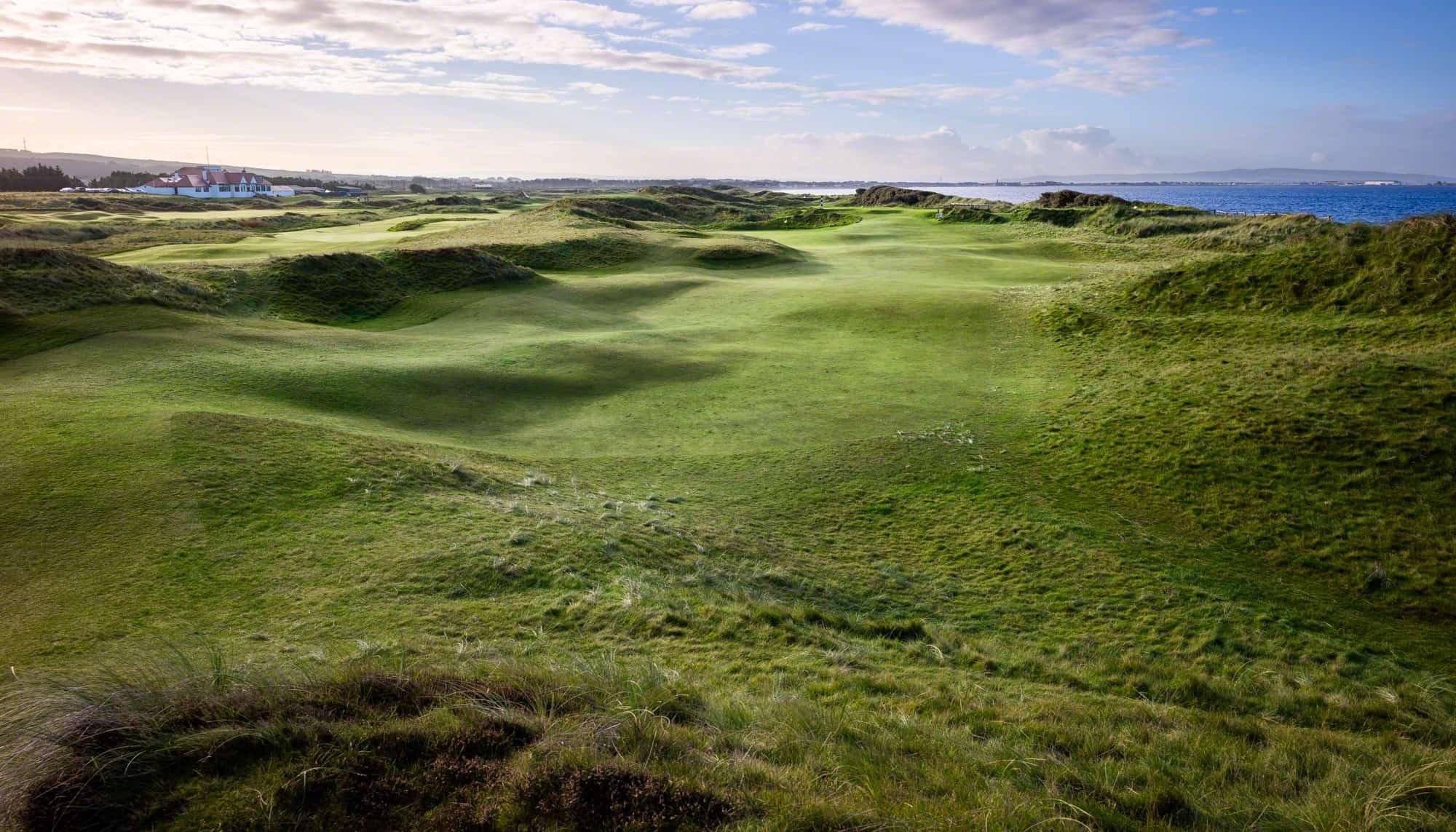 The Gailes Links's scenic gardens within magnificent Scotland.