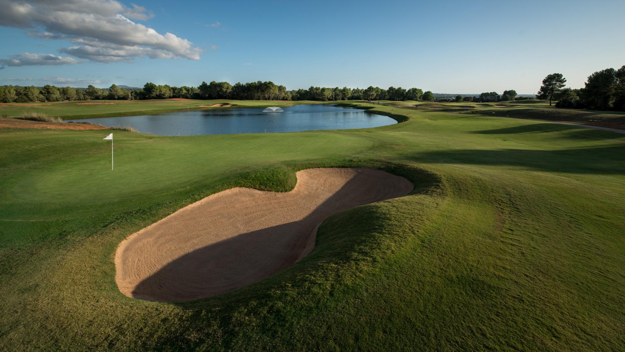 The Golf Park Puntiro's picturesque golf course in incredible Mallorca.