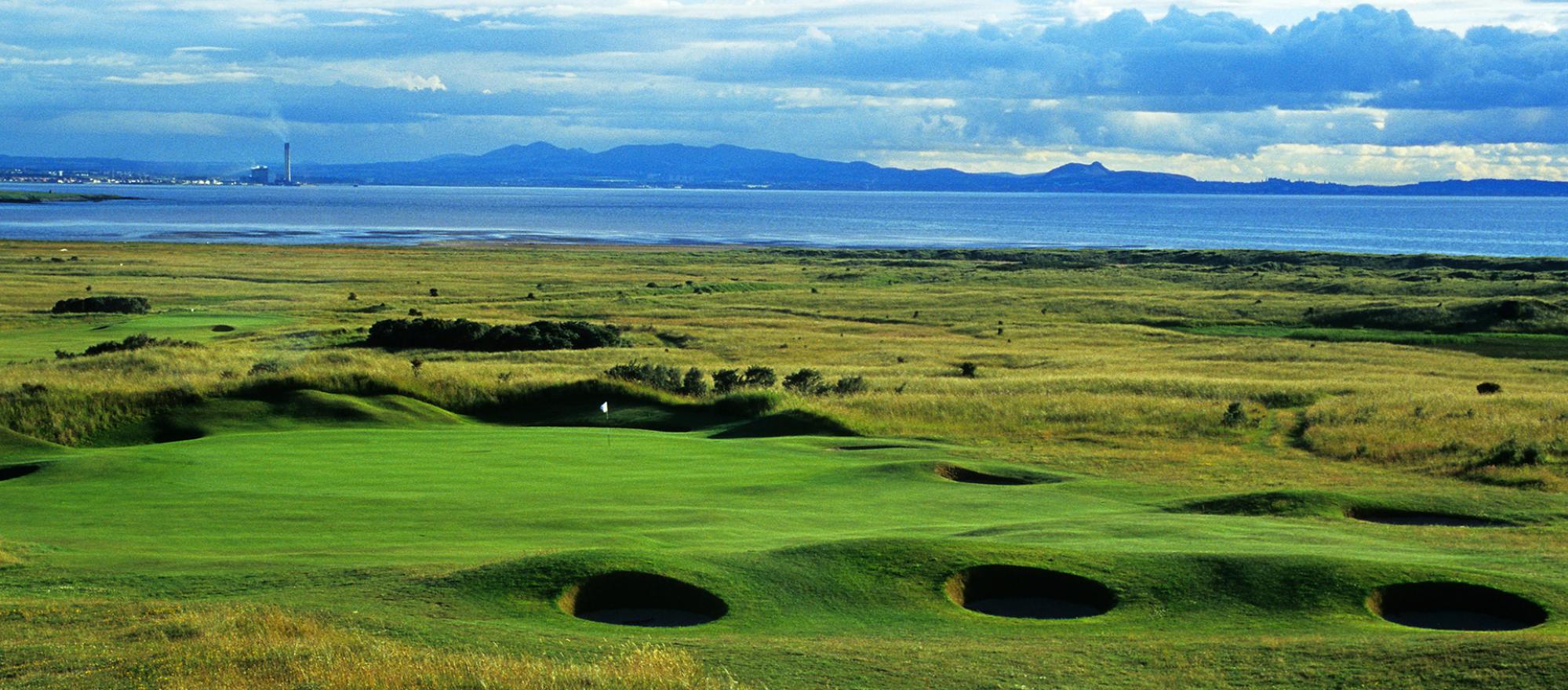 Gullane Golf Club's beautiful golf course within marvelous Scotland.