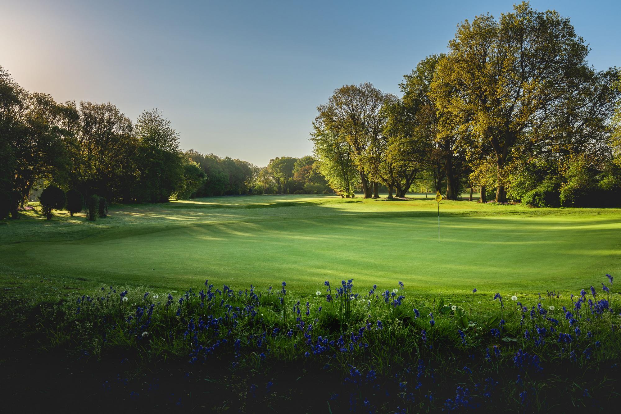 The Huntercombe Golf Club's lovely golf course in staggering Oxfordshire.