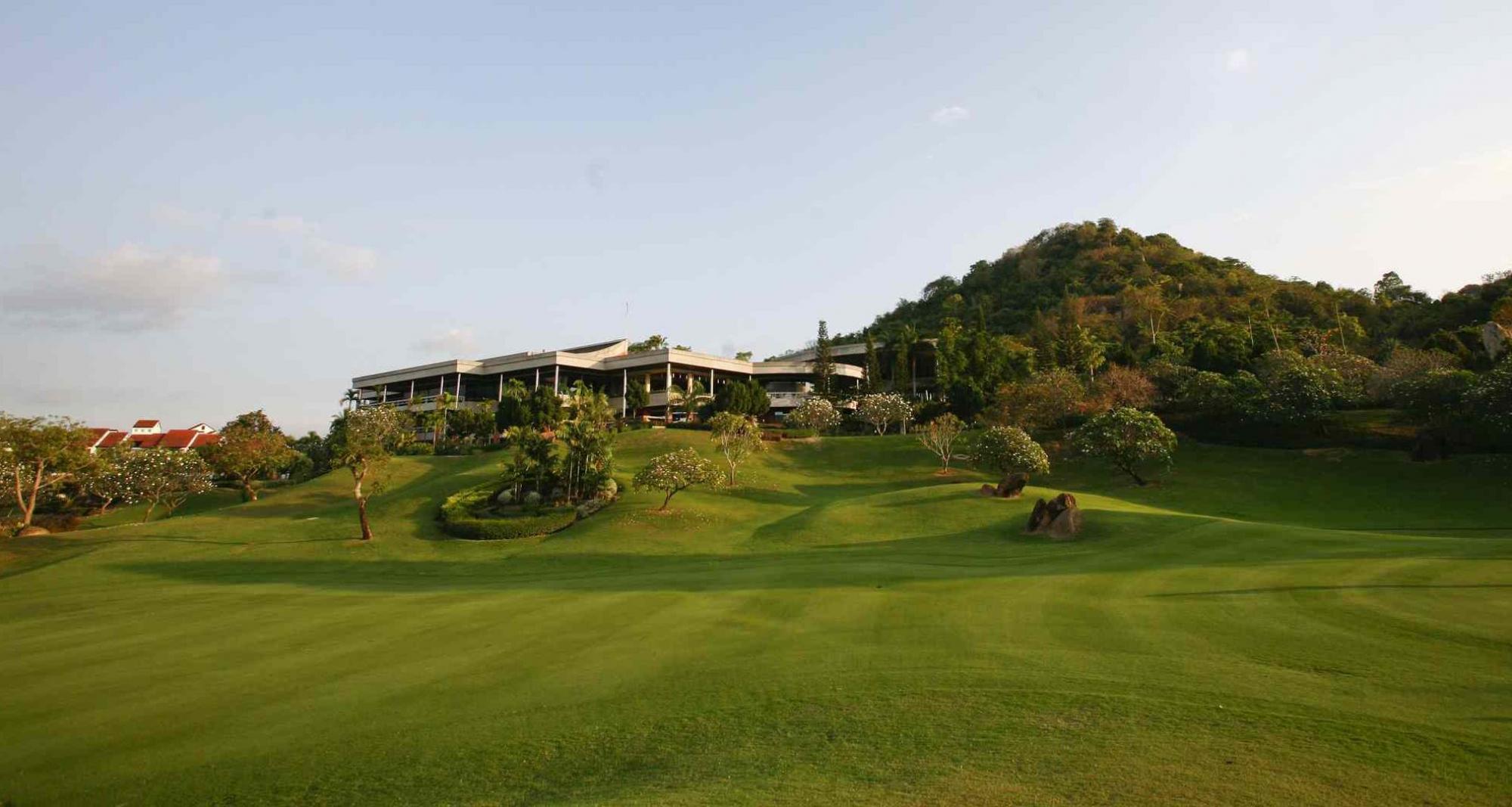 The Laem Chabang International Country Club's picturesque golf course within astounding Pattaya.