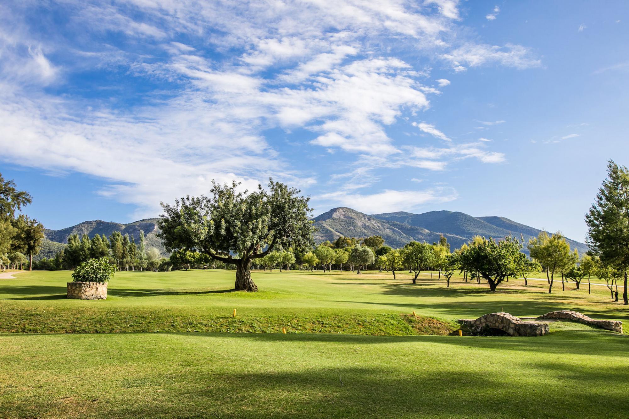 The Lauro Golf Club's scenic golf course in fantastic Costa Del Sol.