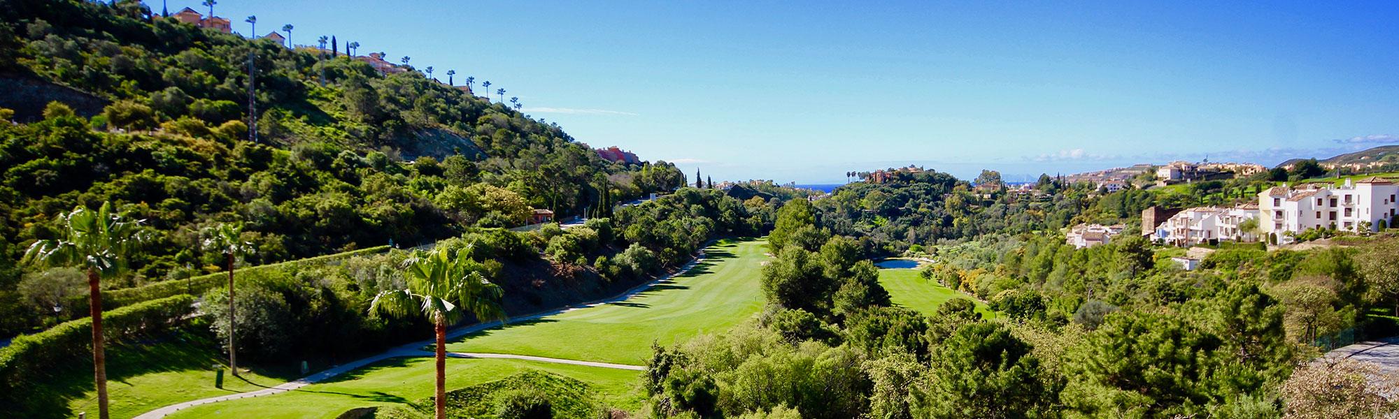 The Los Arqueros Golf Course's picturesque golf course within magnificent Costa Del Sol.