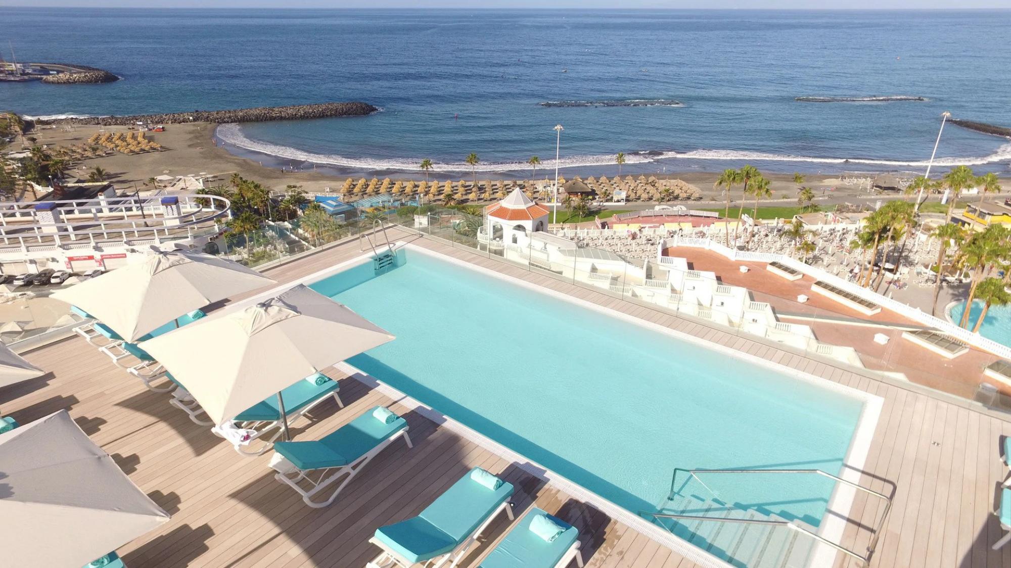The Iberostar Selection Sabila's scenic outdoor pool in spectacular Tenerife.