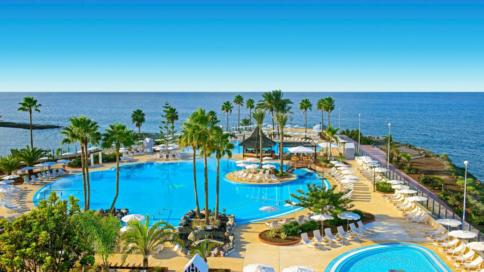 Iberostar Selection Anthelia's picturesque sea view pool in sensational Tenerife.