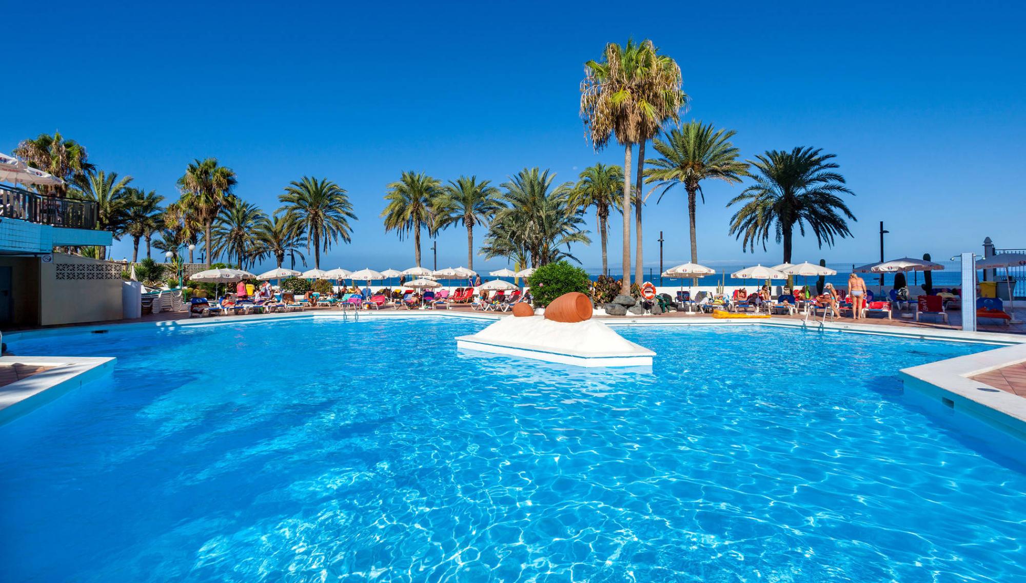 The Sol Tenerife's lovely outdoor pool in stunning Tenerife.