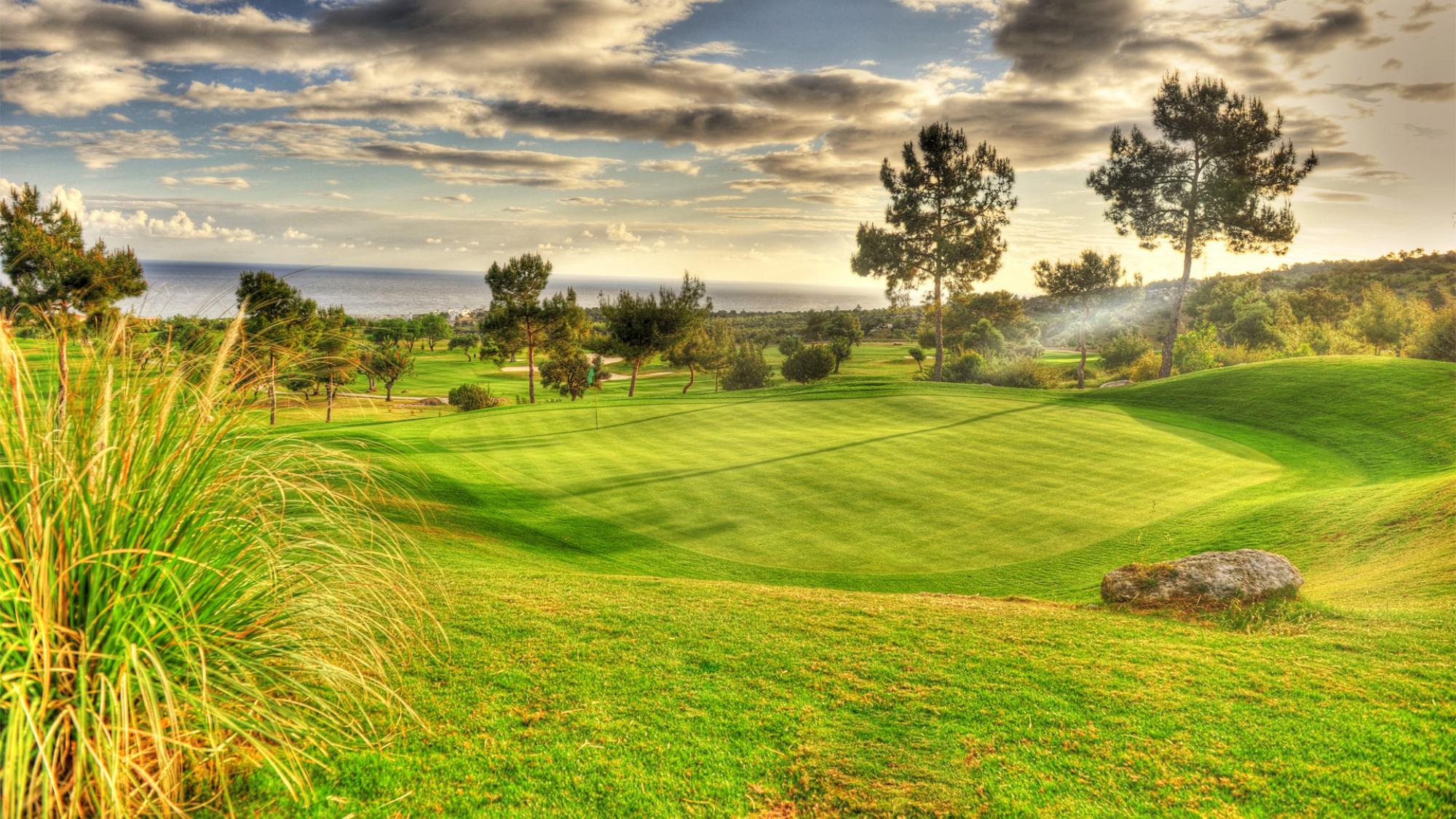 View Korineum Golf  Country Club's scenic golf course in vibrant Northern Cyprus.