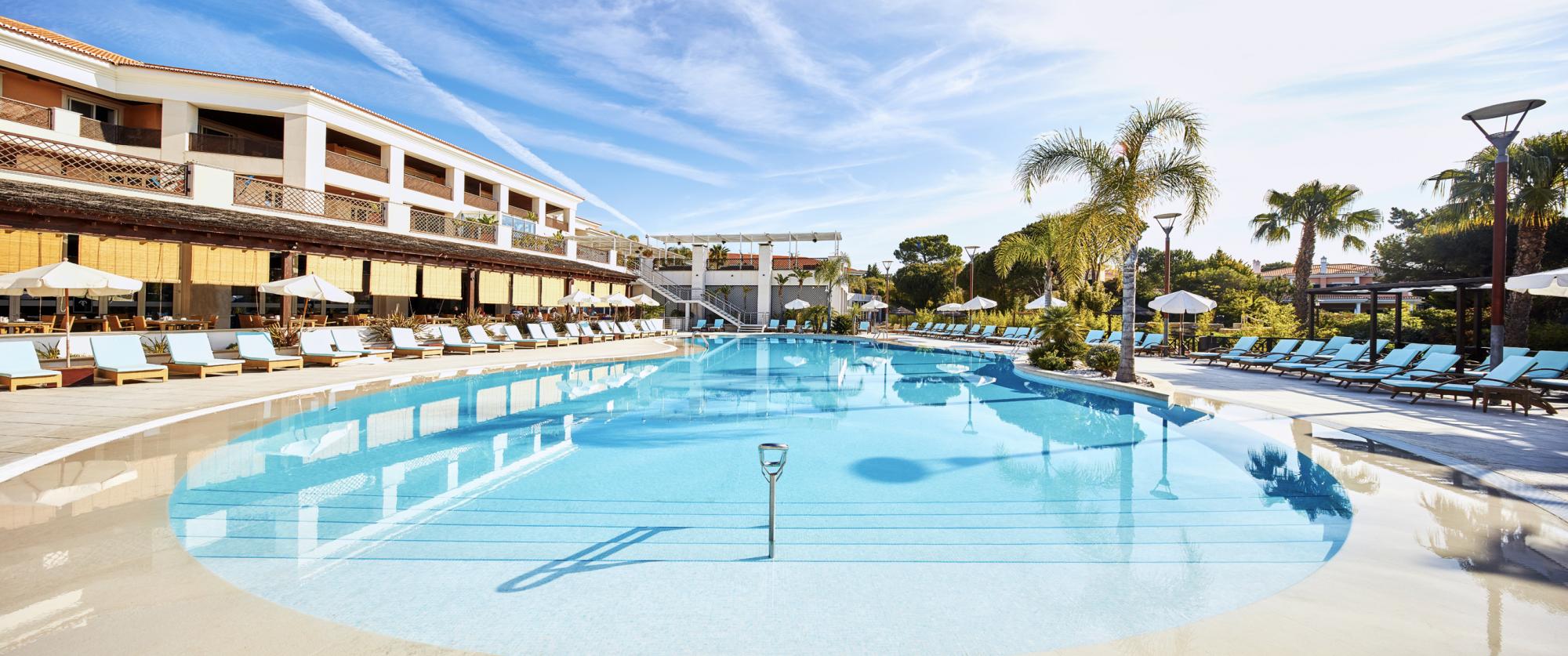 All The Wyndham Grand Algarve's scenic main pool within magnificent Algarve.