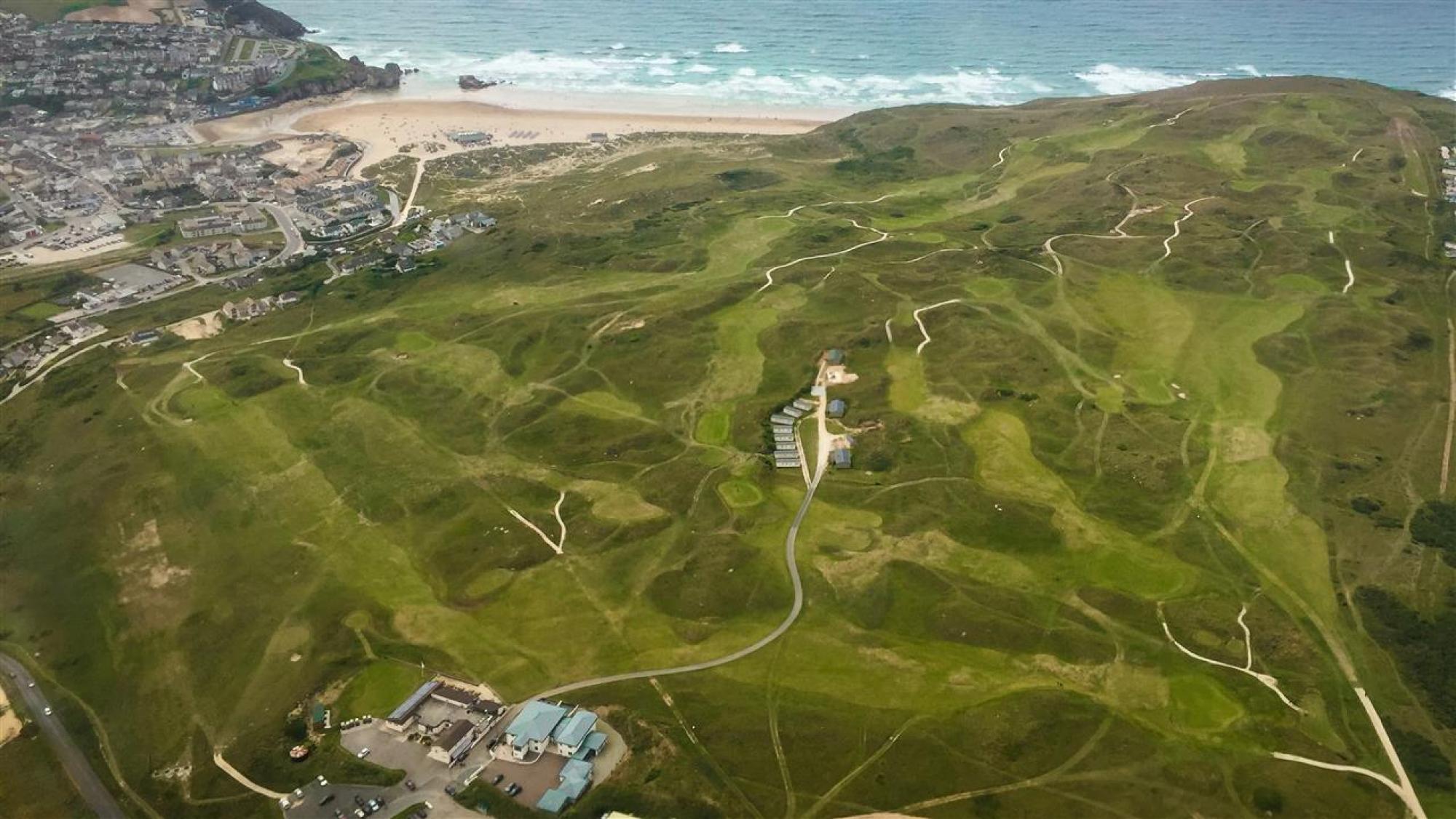 Perranporth golf course in top 100 links courses in England