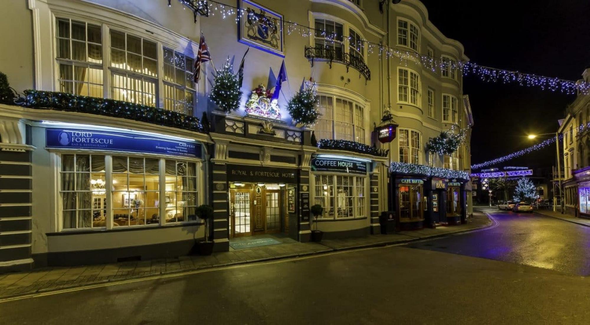 Royal and Fortescue Hotel at Christmas