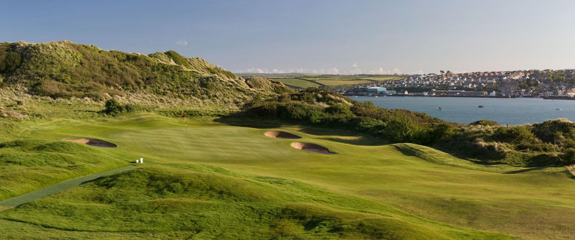 St Enodoc Church course in England 16th hole