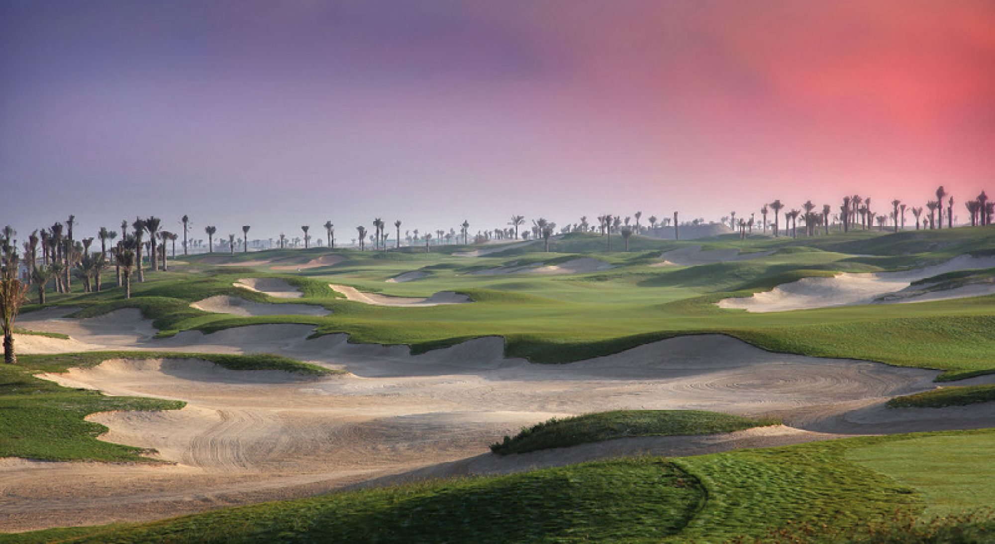 All The Saadiyat Beach Golf Club's impressive golf course situated in spectacular Abu Dhabi.