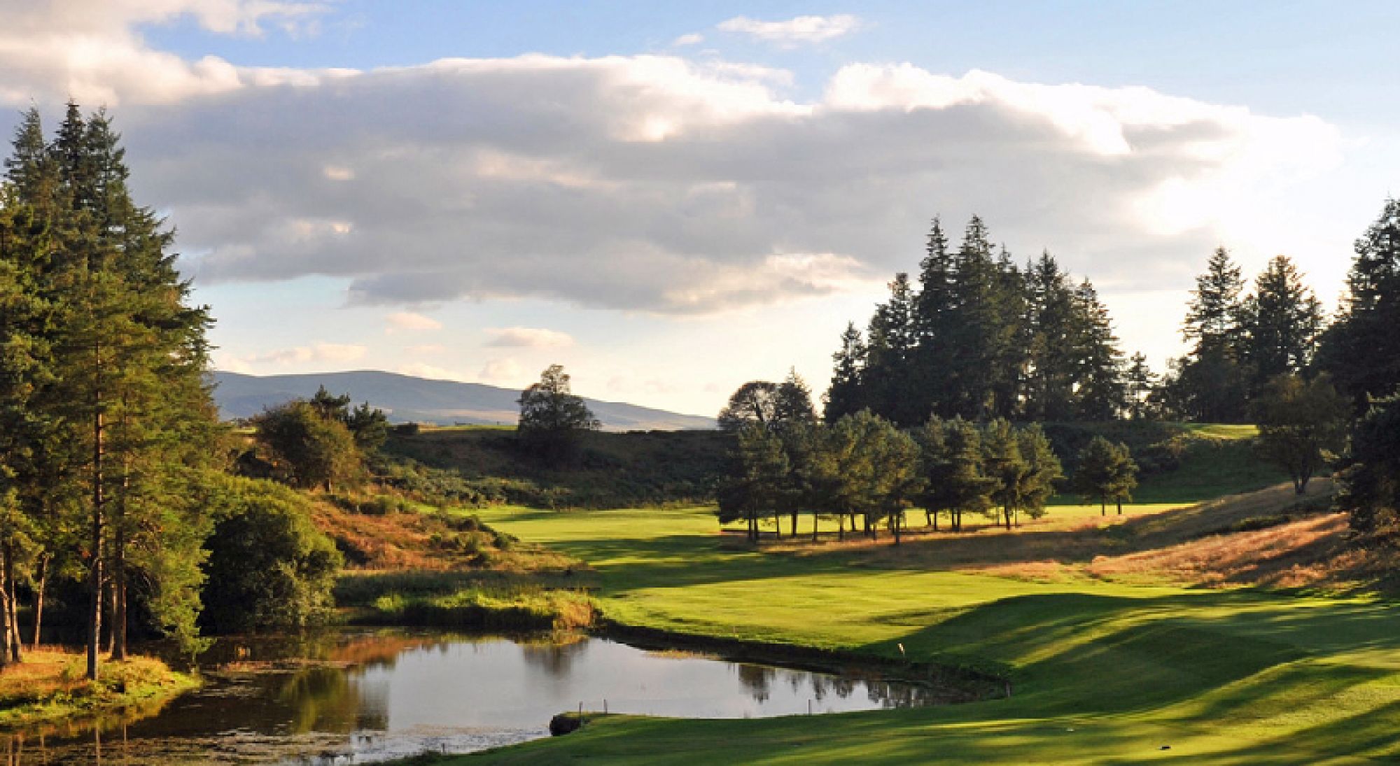 The The Queens Course - Gleneagles's impressive golf course situated in amazing Scotland.