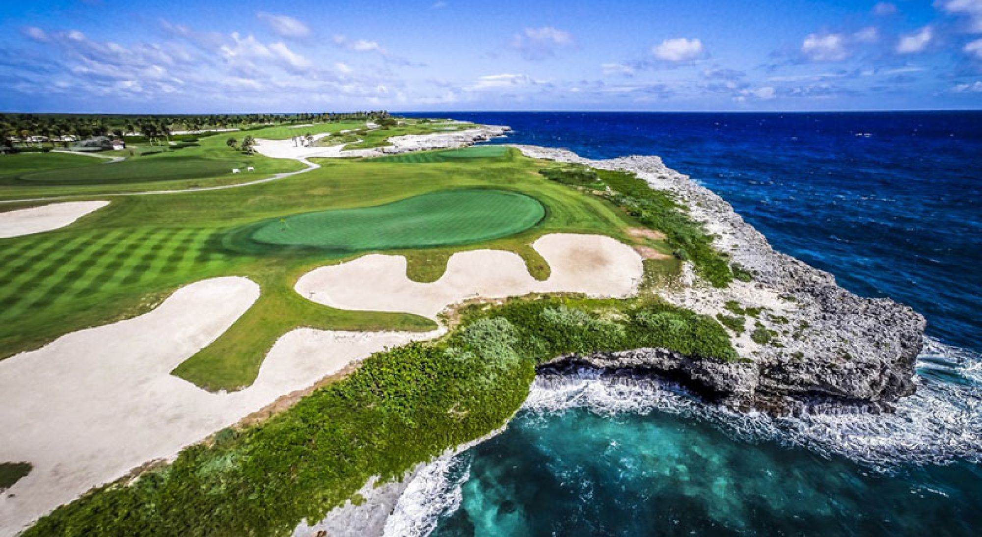 The Puntacana Golf Club's impressive golf course within astounding Dominican Republic.