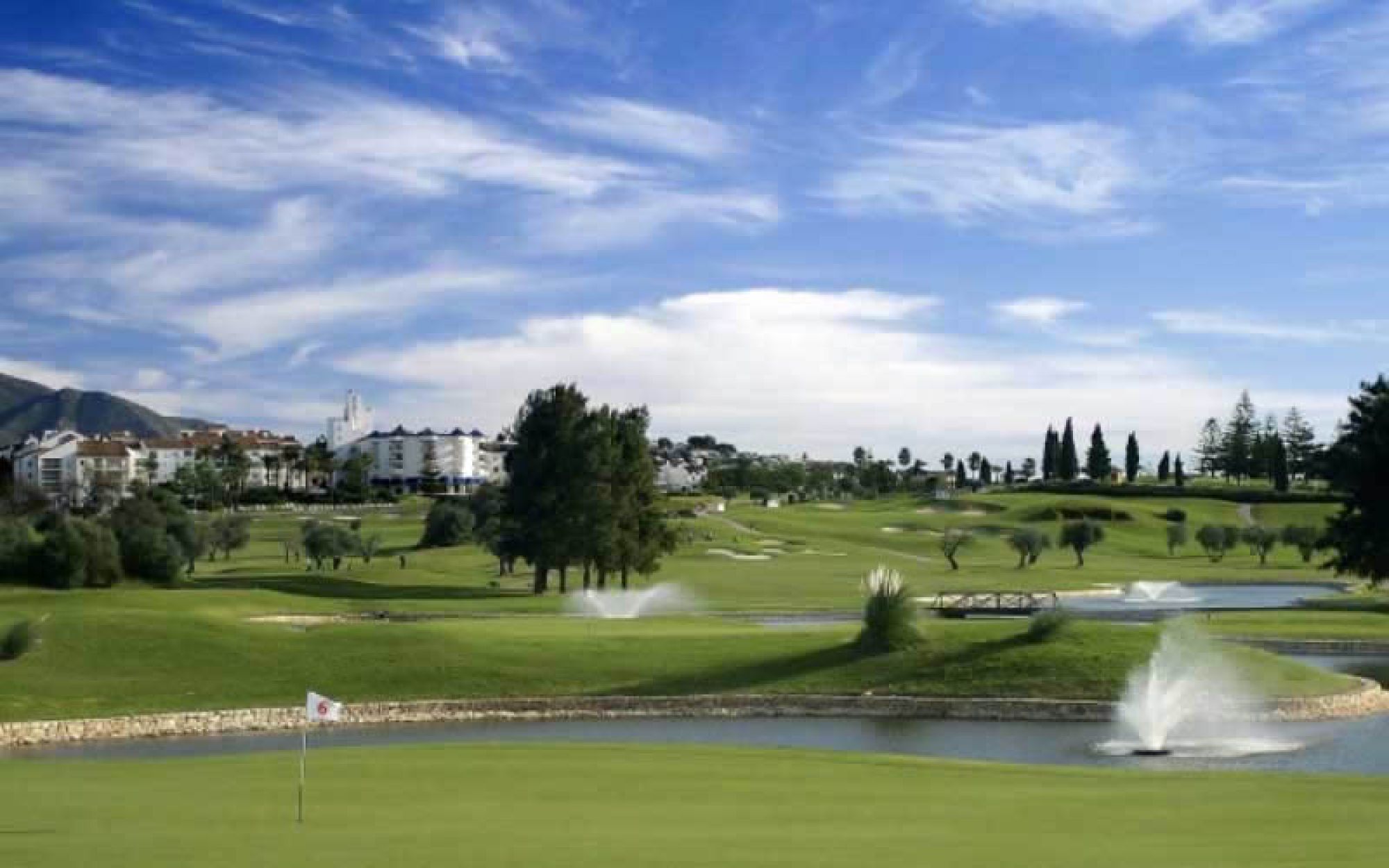 The Mijas Golf Club - Los Olivos's lovely golf course in pleasing Costa Del Sol.