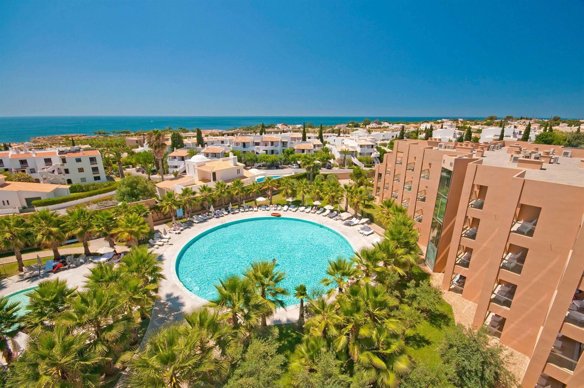 View Sao Rafael Suites Hotel's picturesque main pool within striking Algarve.