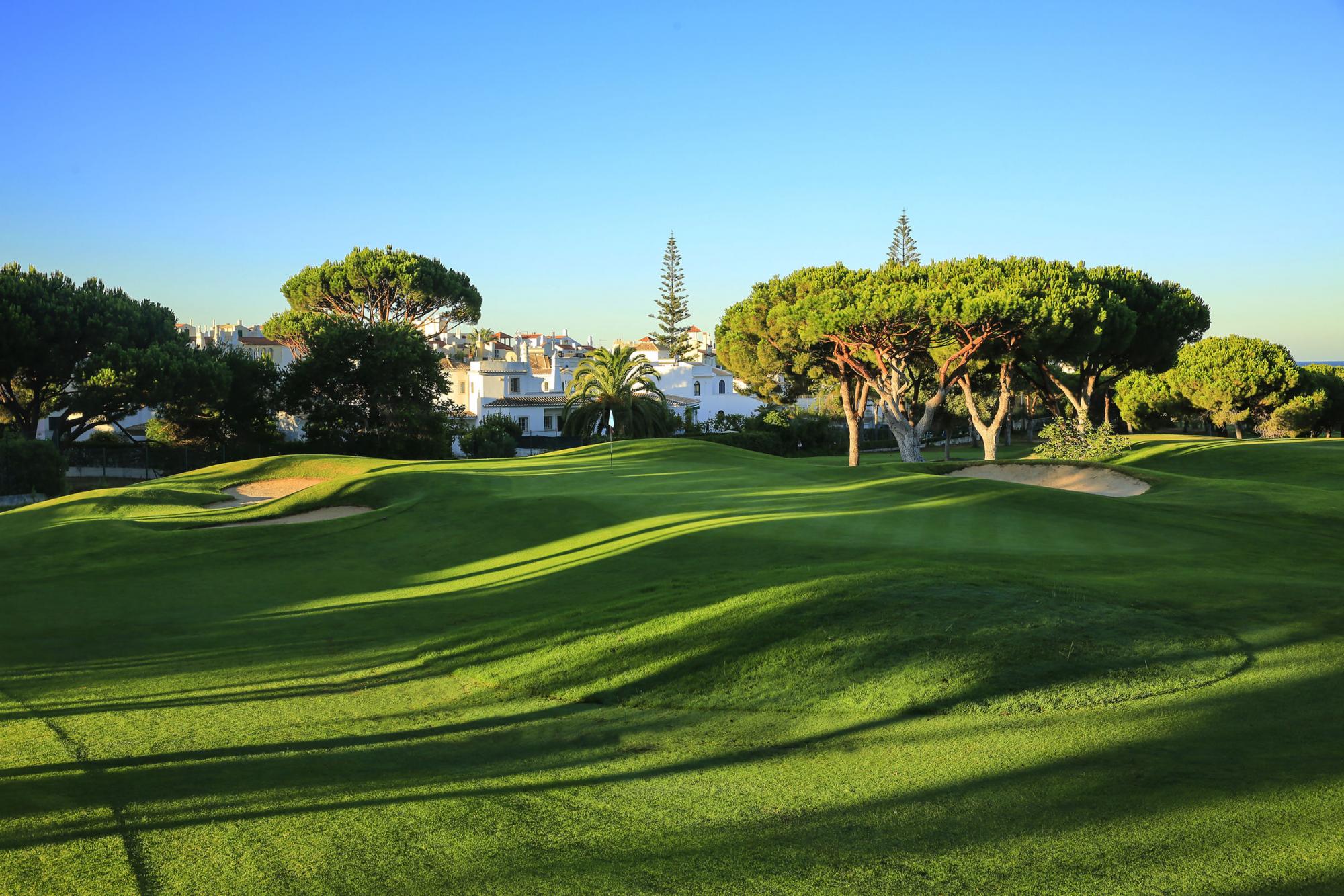 The Dom Pedro Pinhal Golf Course's beautiful golf course in striking Algarve.