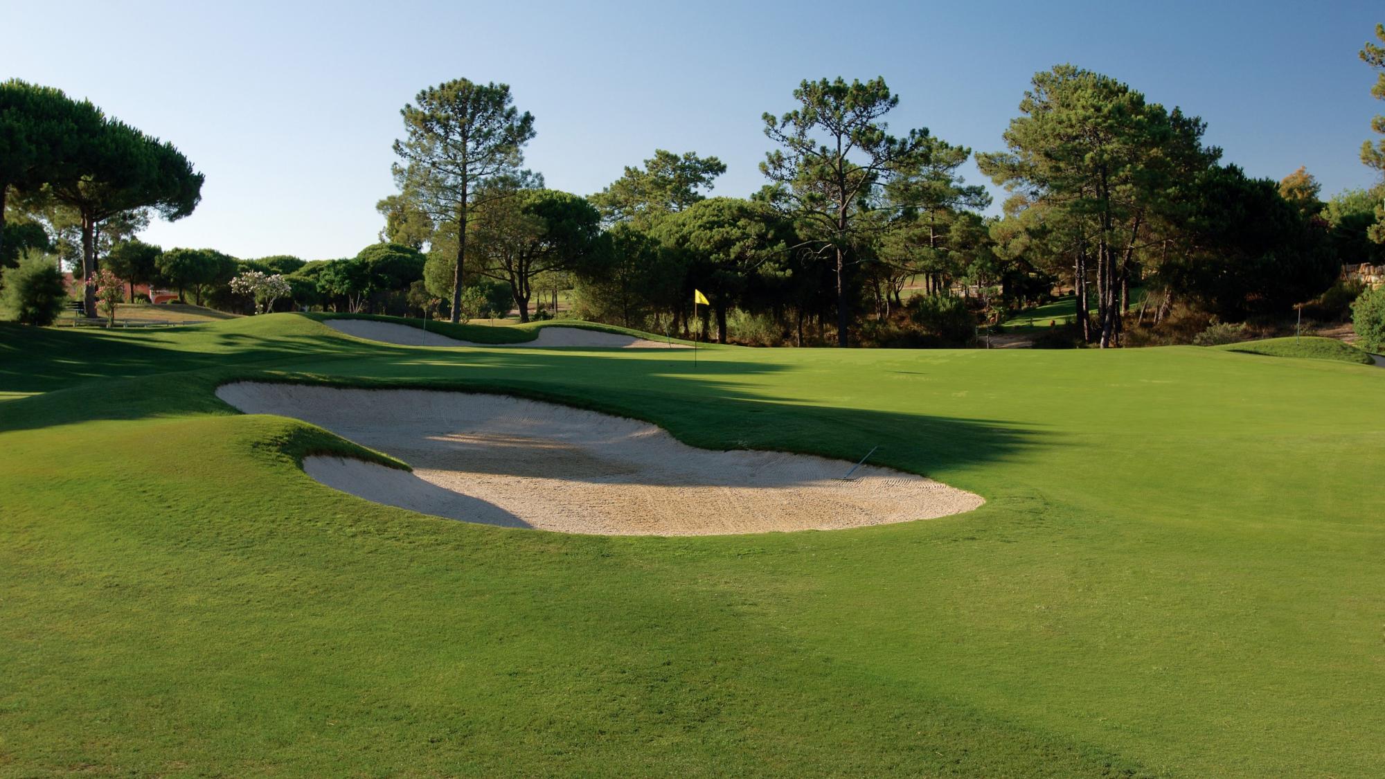 The San Lorenzo Golf Course's scenic golf course in sensational Algarve.