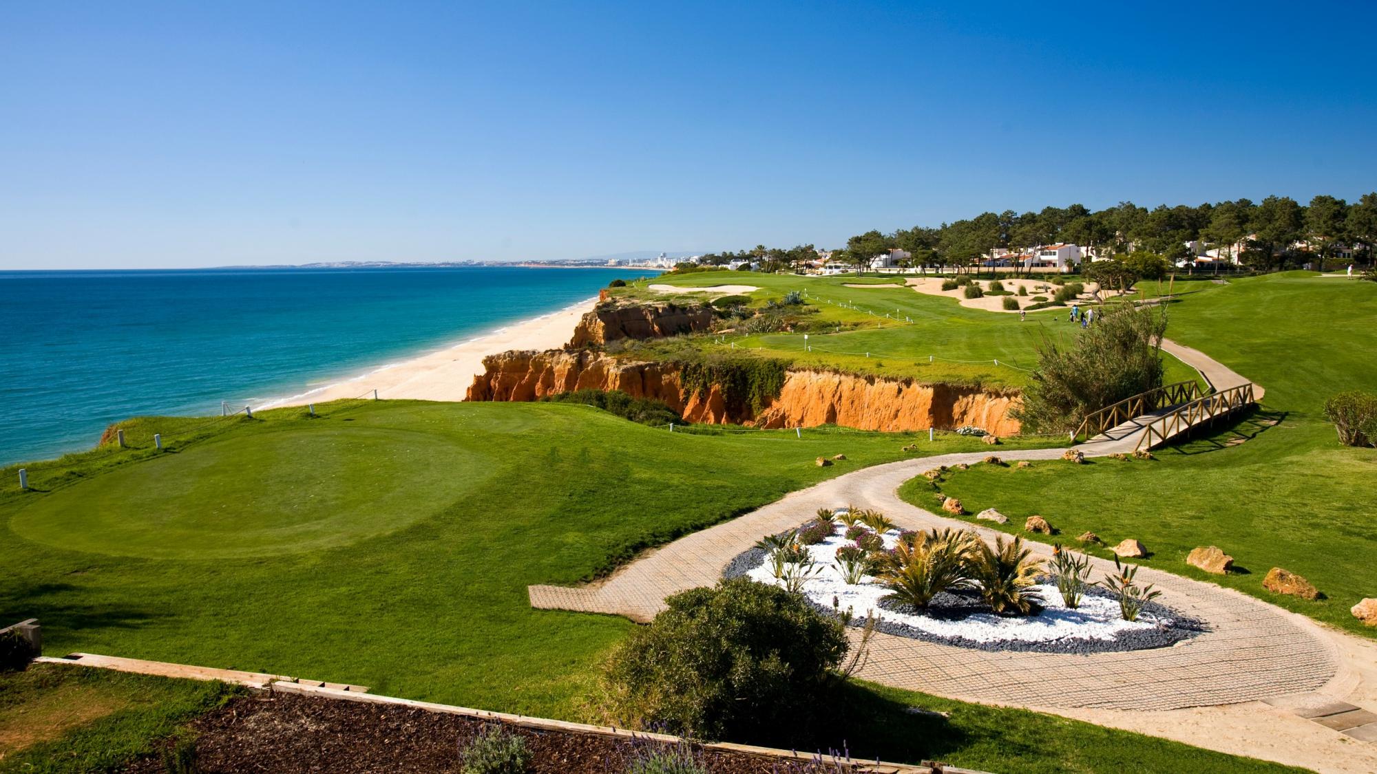 The Vale do Lobo Royal Golf Course's scenic golf course situated in gorgeous Algarve.