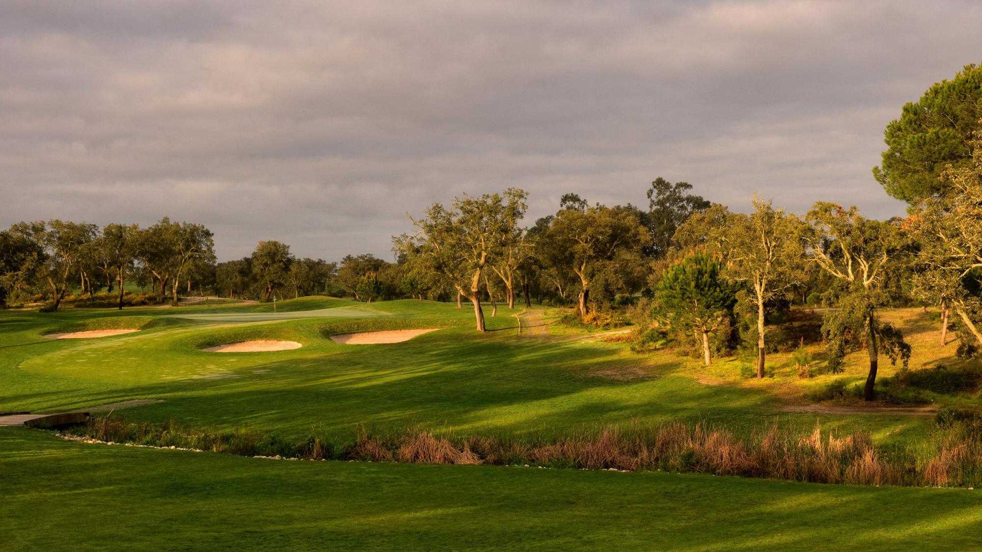 View Quinta do Peru Golf & Country Club's picturesque golf course within striking Lisbon.