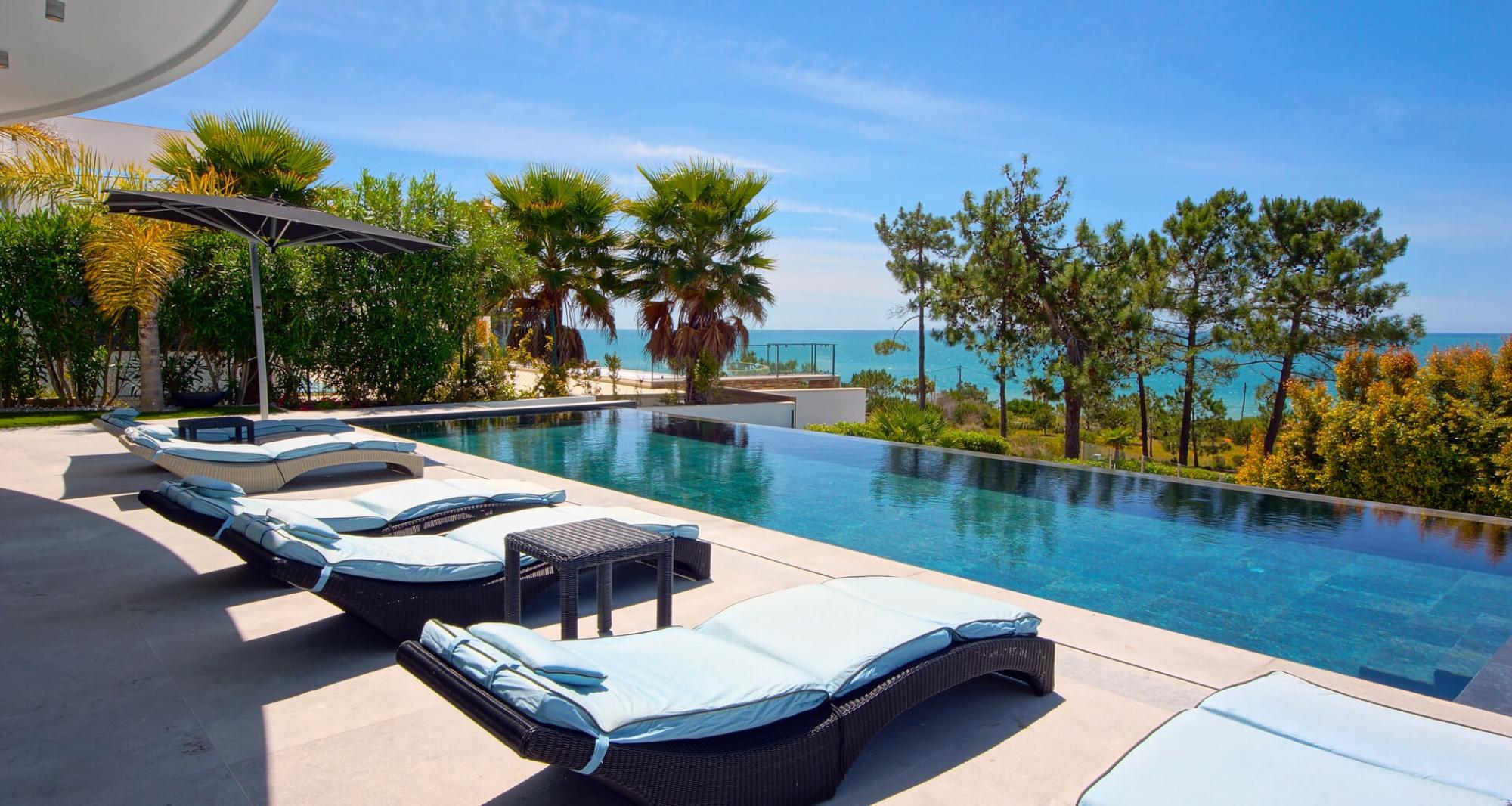 The Vale Do Lobo Resort's scenic main pool in spectacular Vale do Lobo.