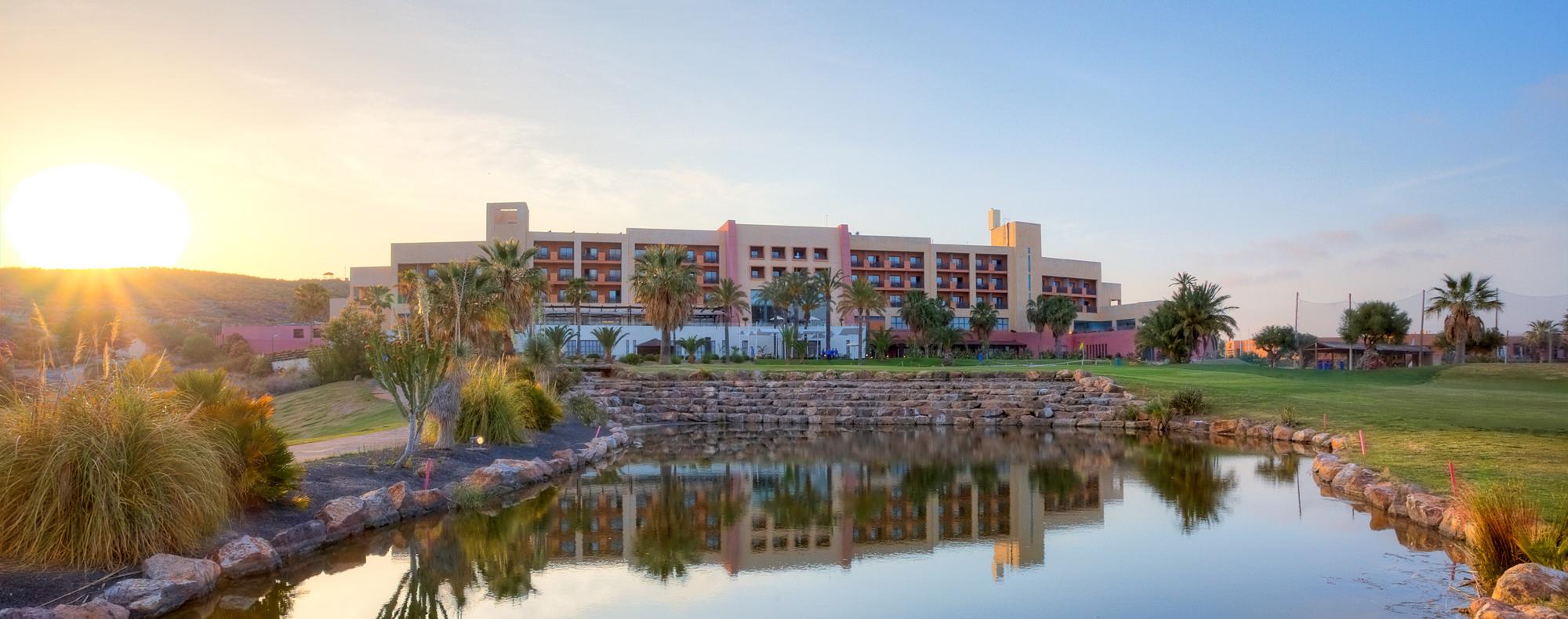 The Valle del Este Golf Resort's scenic hotel within magnificent Costa Almeria.